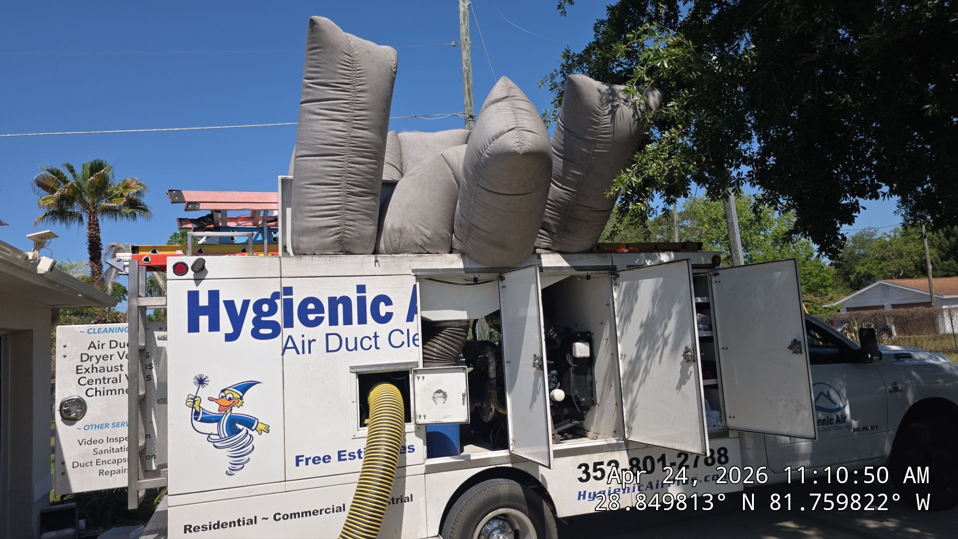 Air Duct Dryer Vent Cleaning Exhaust Bath Fan Repair Dryer Vent Repair Leesburg by Hygienic Air, Inc