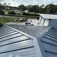 24ga 1.5" Mechanical Seam Charcoal Gray  by Total Roofing System The Metal Roof Experts
