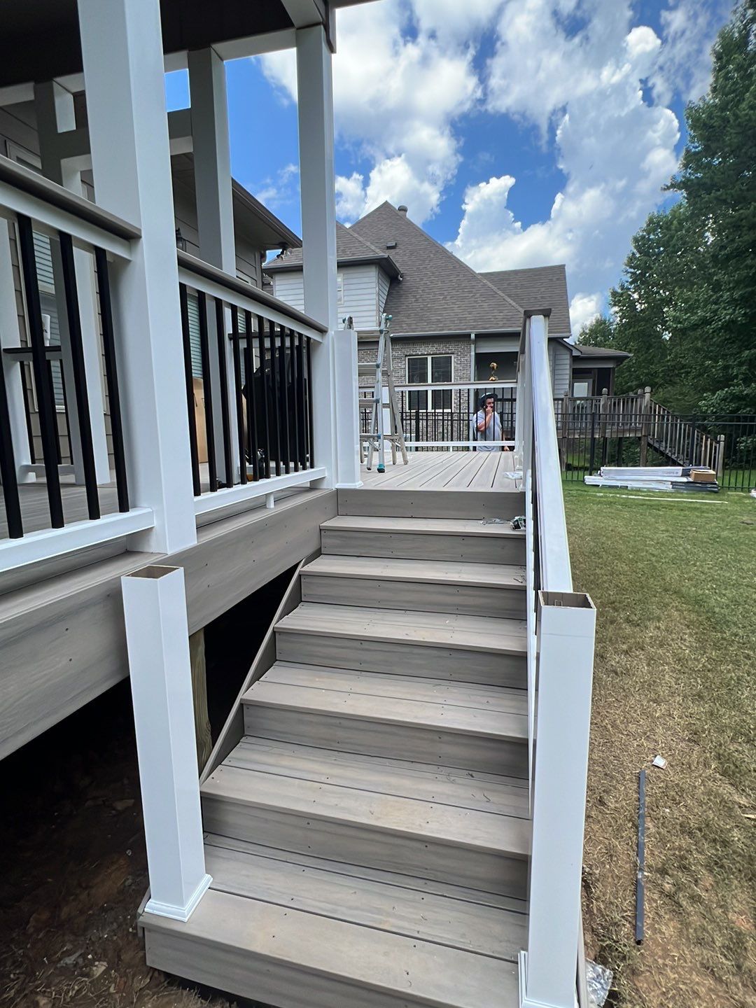 Tiffany Estates - Composite Deck Installation  by Pillar and Pine