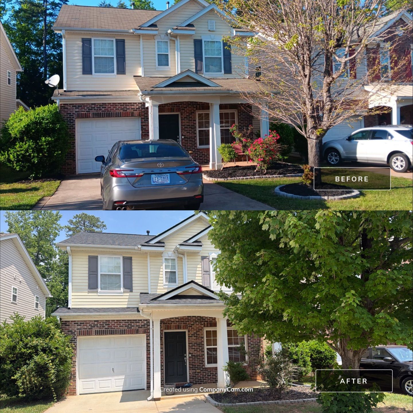 Roof Replacement by hail and wind damage by Just Brilliant Restoration JBR