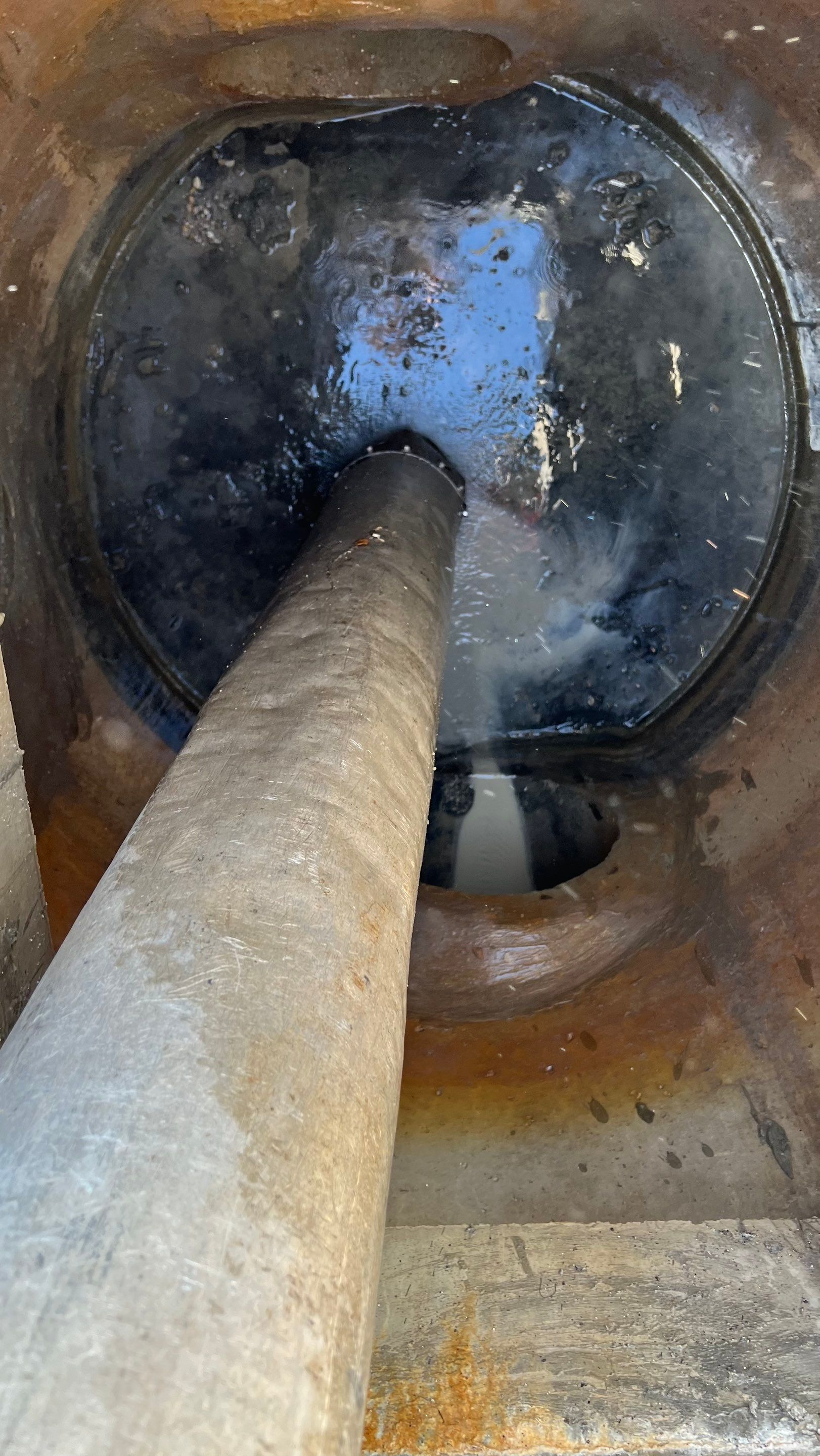 New Construction Storm Drain System Cleaning by APS Power & Water