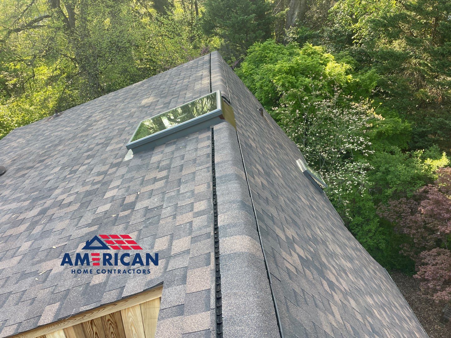 Roof Replacement w/ Skylights in Baltimore, MD (IKO Dynasty) by American Home Contractors