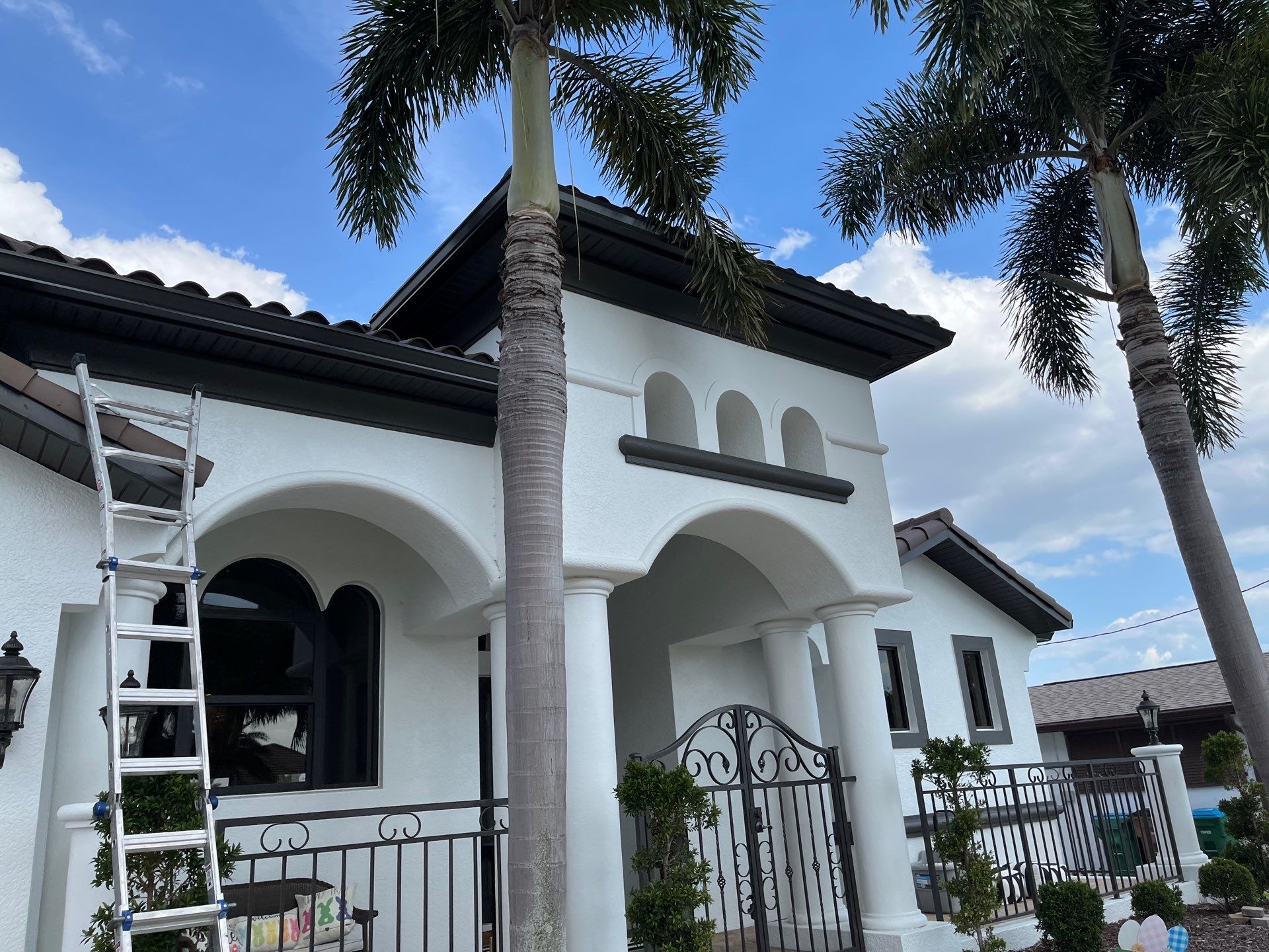 Stylish seamless gutters in Cape Coral FL by Gutter Professors