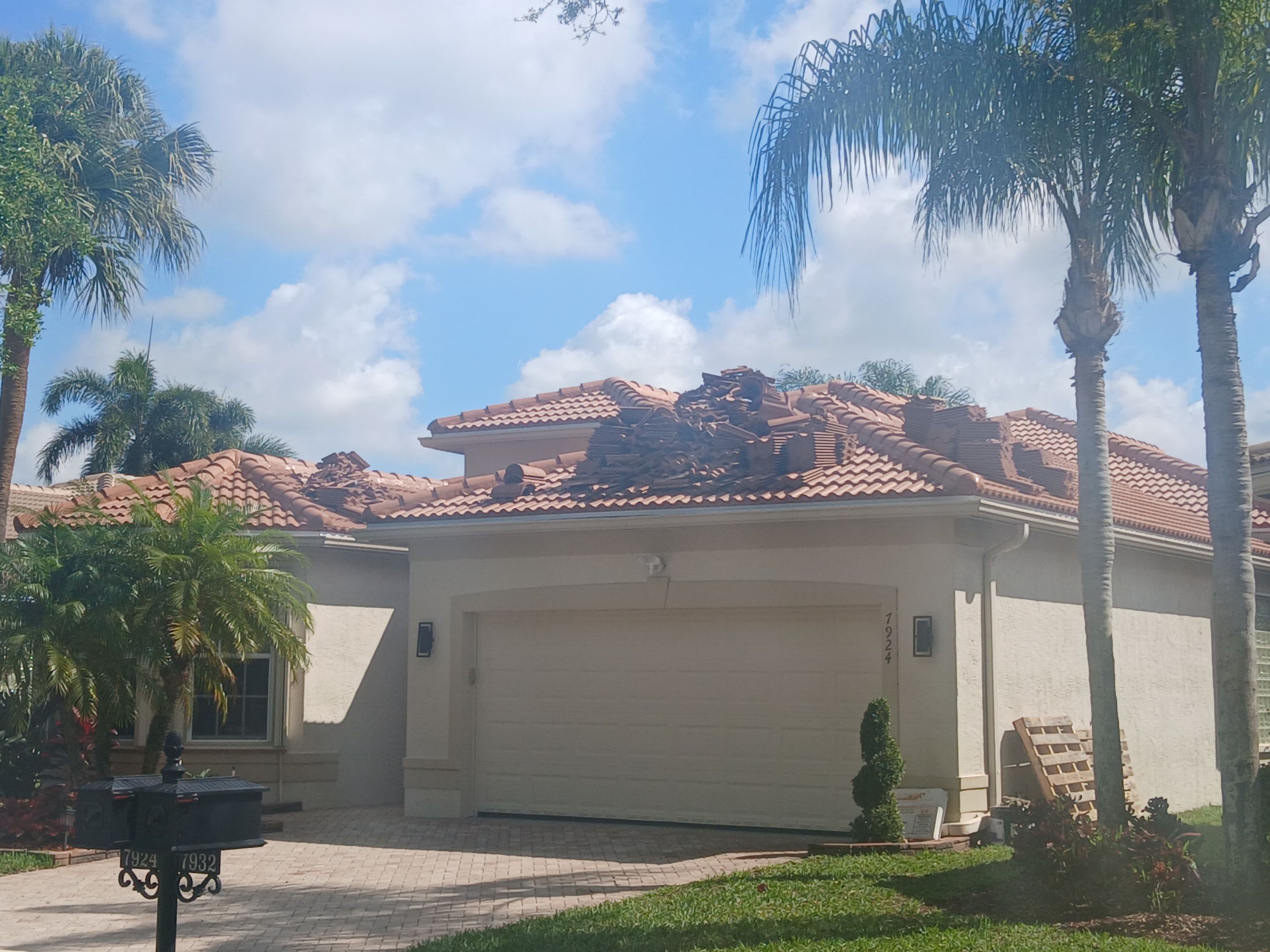 Full Concrete S-Tile Roof Replacement and Deck Repair in Wellington by Aastro Roofing