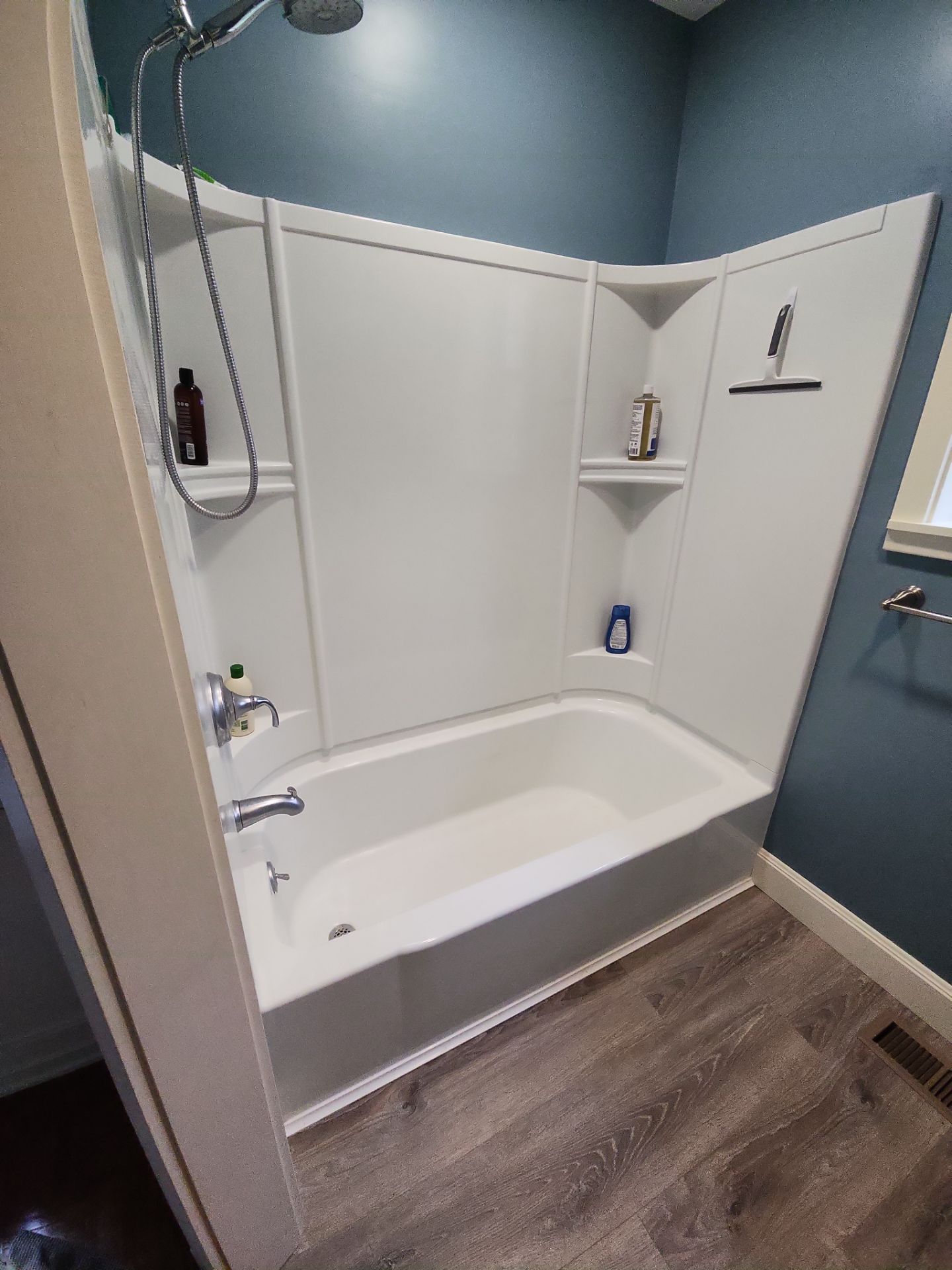 Semi-Frameless Dual Slider Shower by Cheshire Glass Company