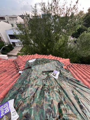 Tile Roof using tile