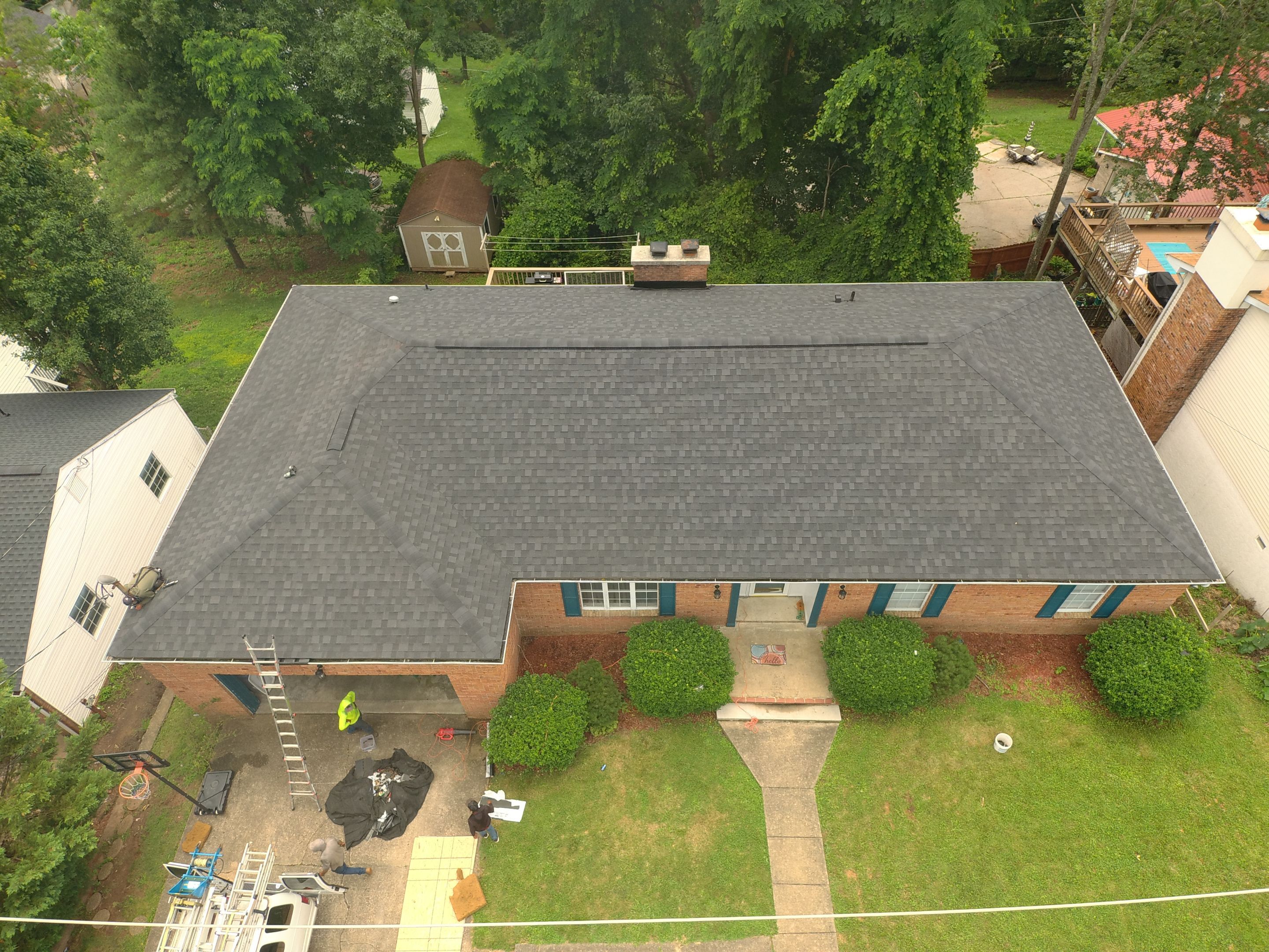 IKO Dynasty Granite Black Roof Completed in Cross Lanes, WV by Mr. Roofer