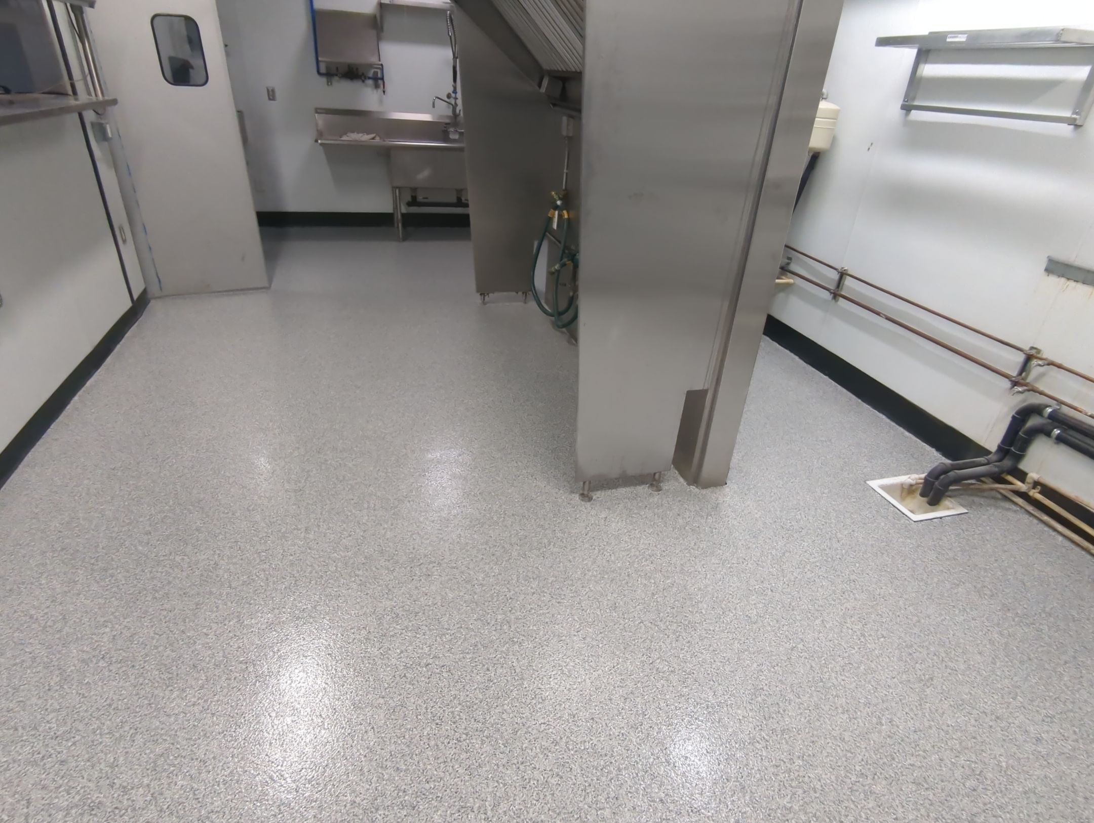 Commercial Kitchen Flooring using Slate Stone 1/8" by Croc Coatings, LLC
