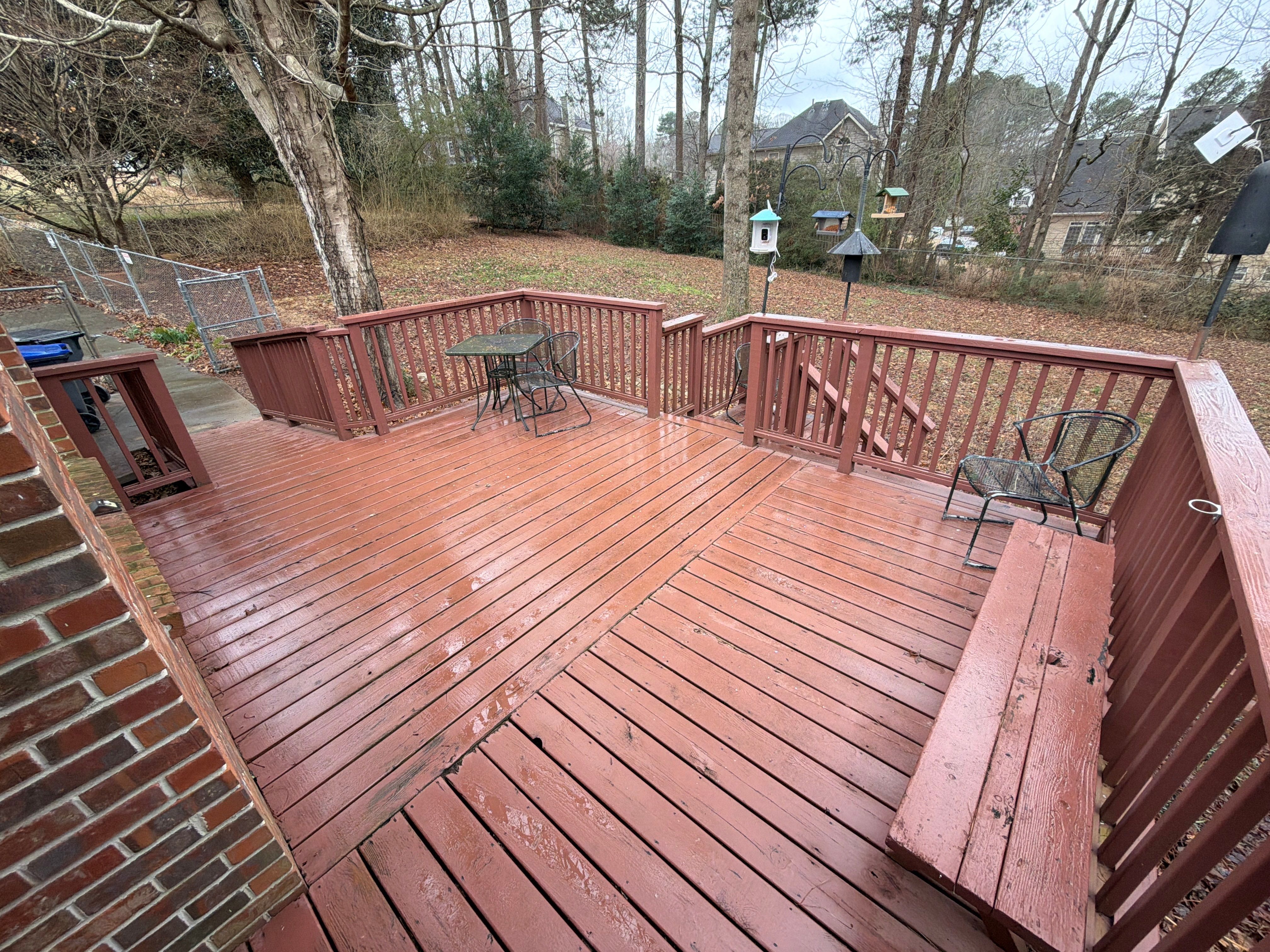 Deck Resurface using Trex Enhance Basic Series in the Saddle Color by Nelson Exteriors 