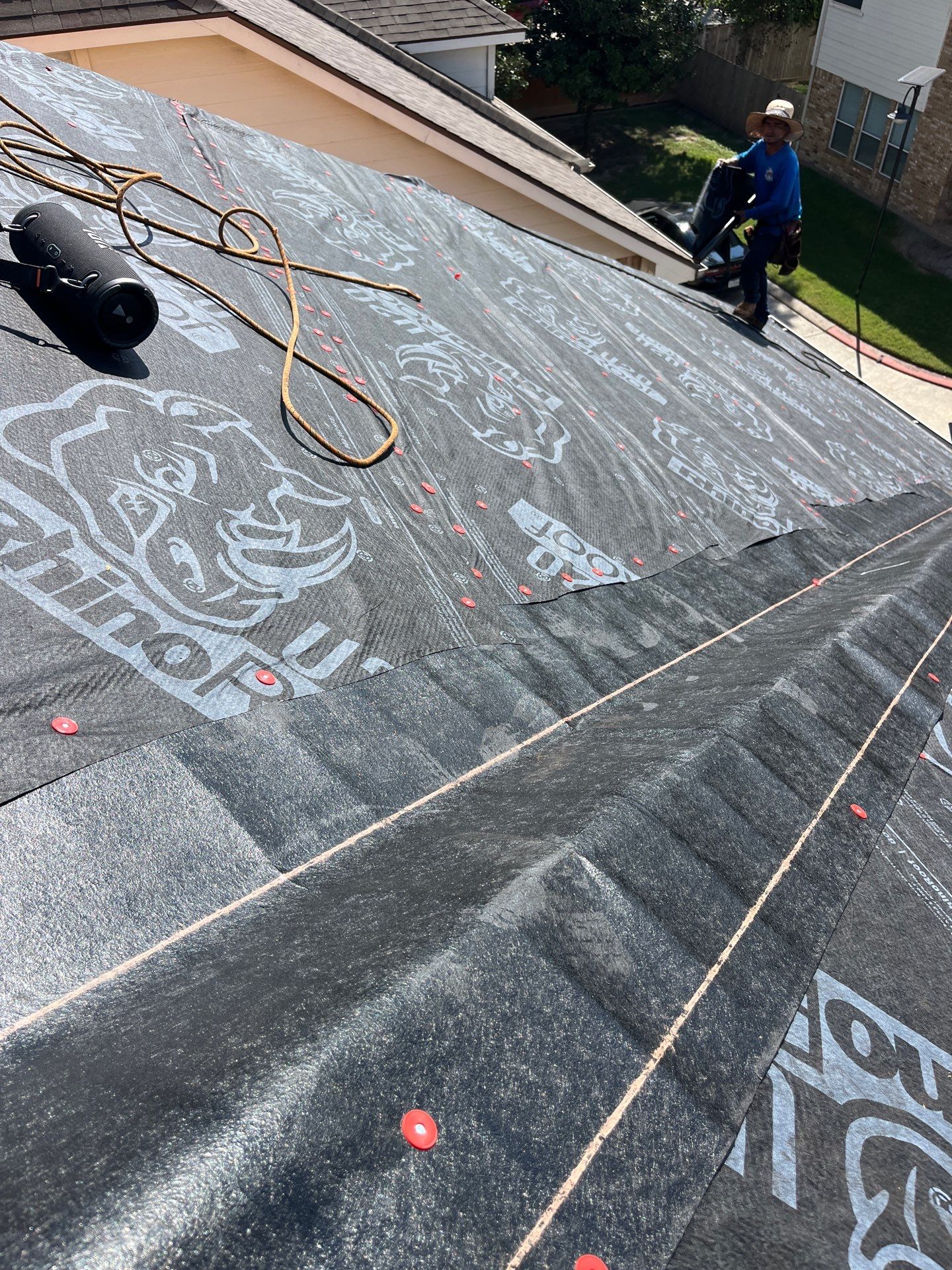 Residential Roofing Installation using Owen's Corning Duration (Lifetime) Shingles by Roof Repair Company