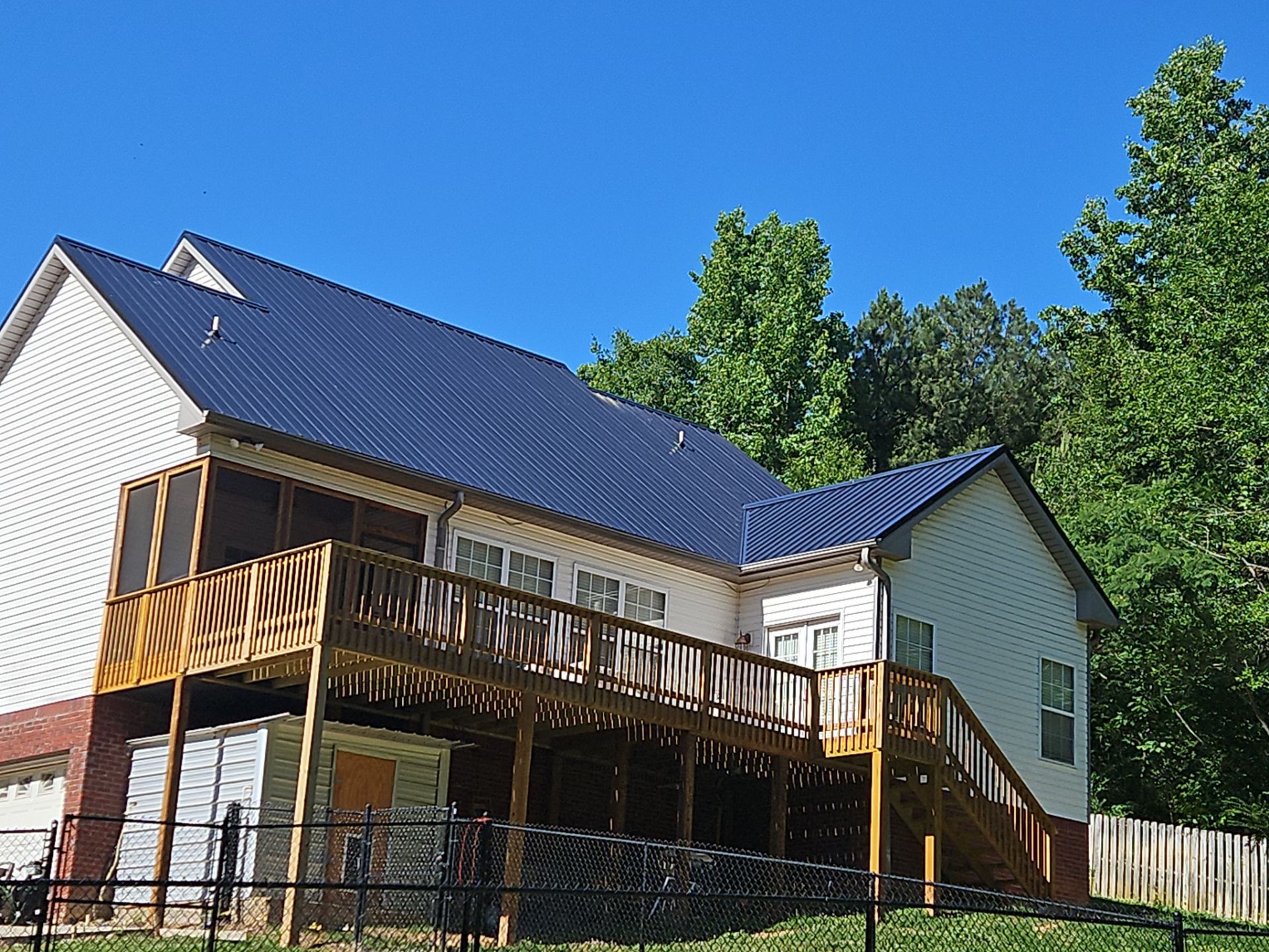 Metal Roof Replacement in Bessemer (Black) by The Roofing Dudes