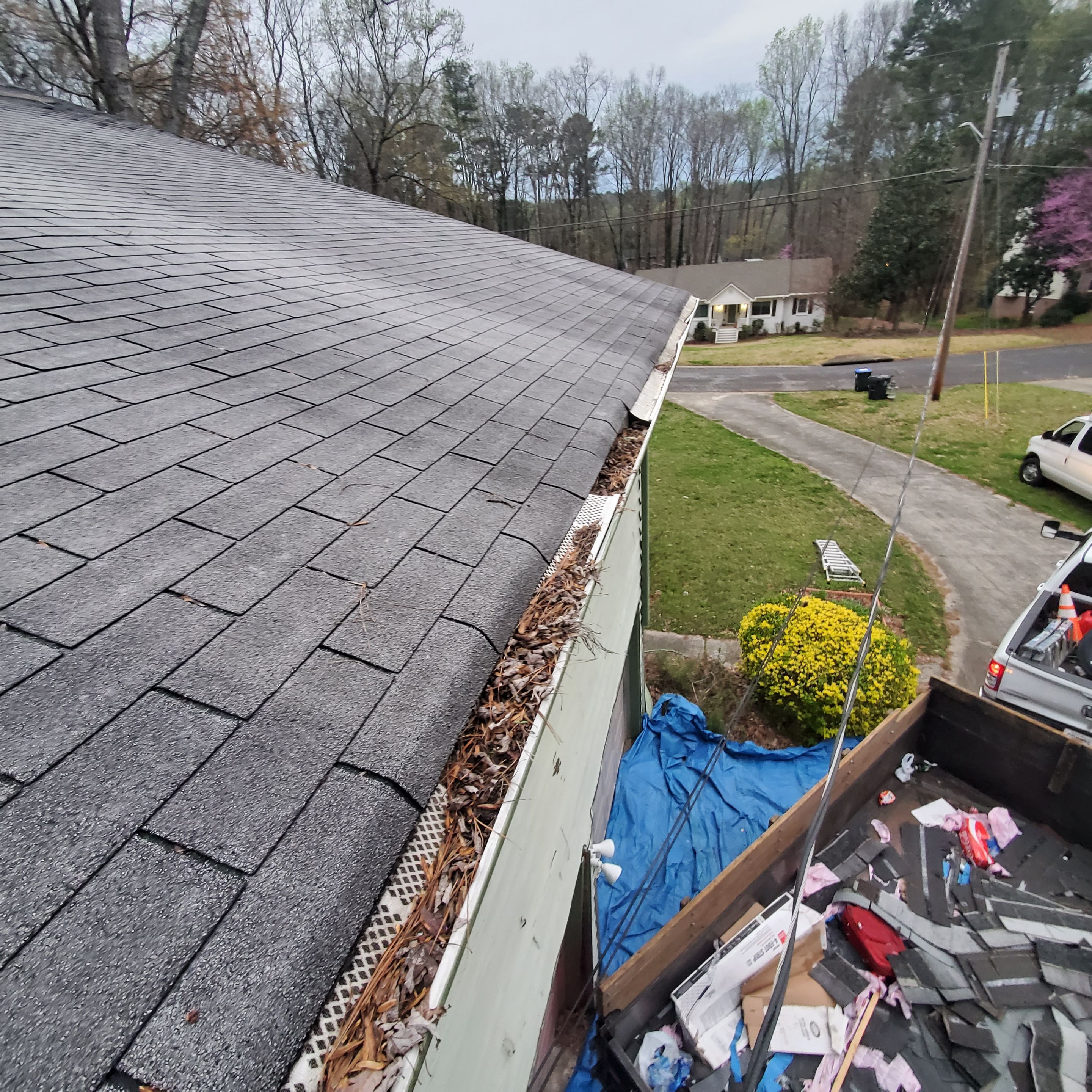 Oakridge TruDef Twilight Black Residential Roofing Installation by Inspector Roofing and Restoration