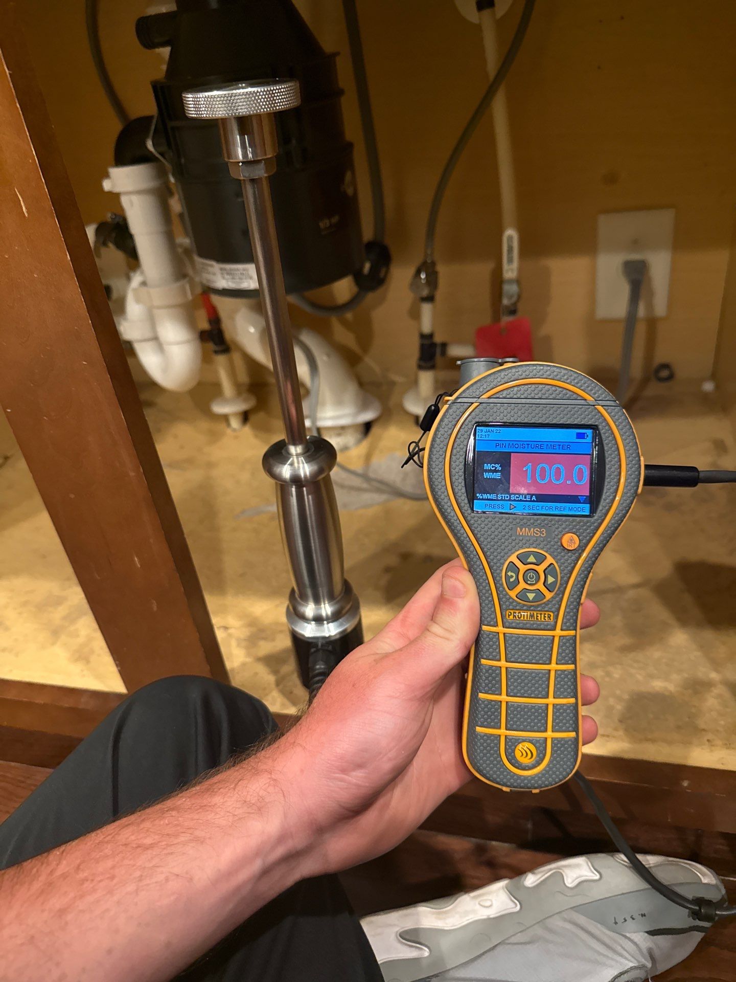 Water Damage in Kitchen area by Restoration Damage Pros of Atlanta