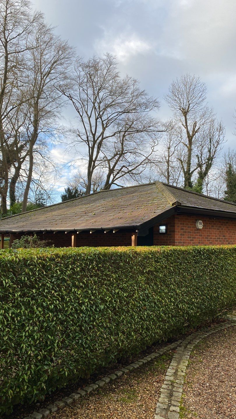 Garages Roof Cleaning using Honda 15lpm Low Pressure Washing Machine by Ges Exterior Cleaning ltd