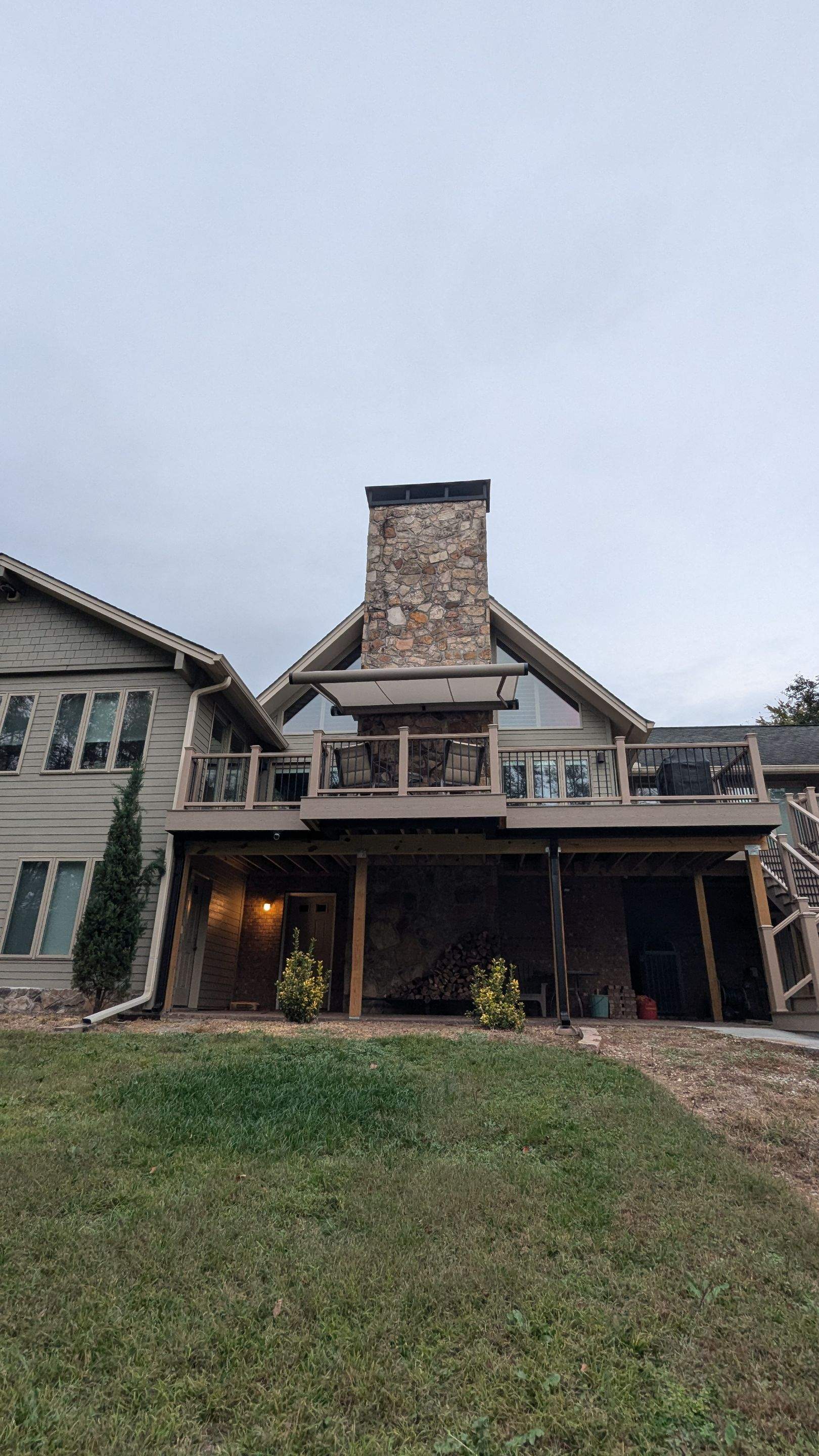 Dewey Deck Rebuild with Awning in Buford by Craftsman Deck Builders