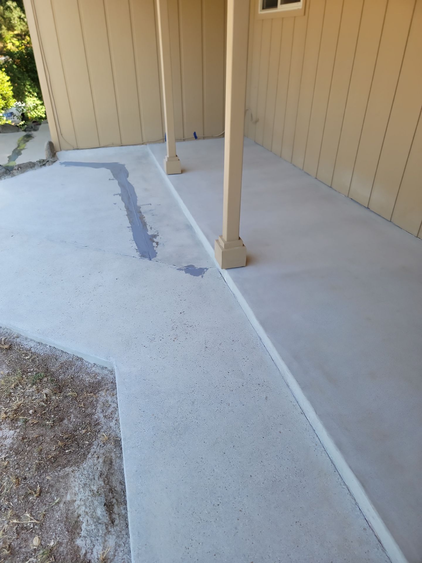 front porch using Penntek by MGP Coatings