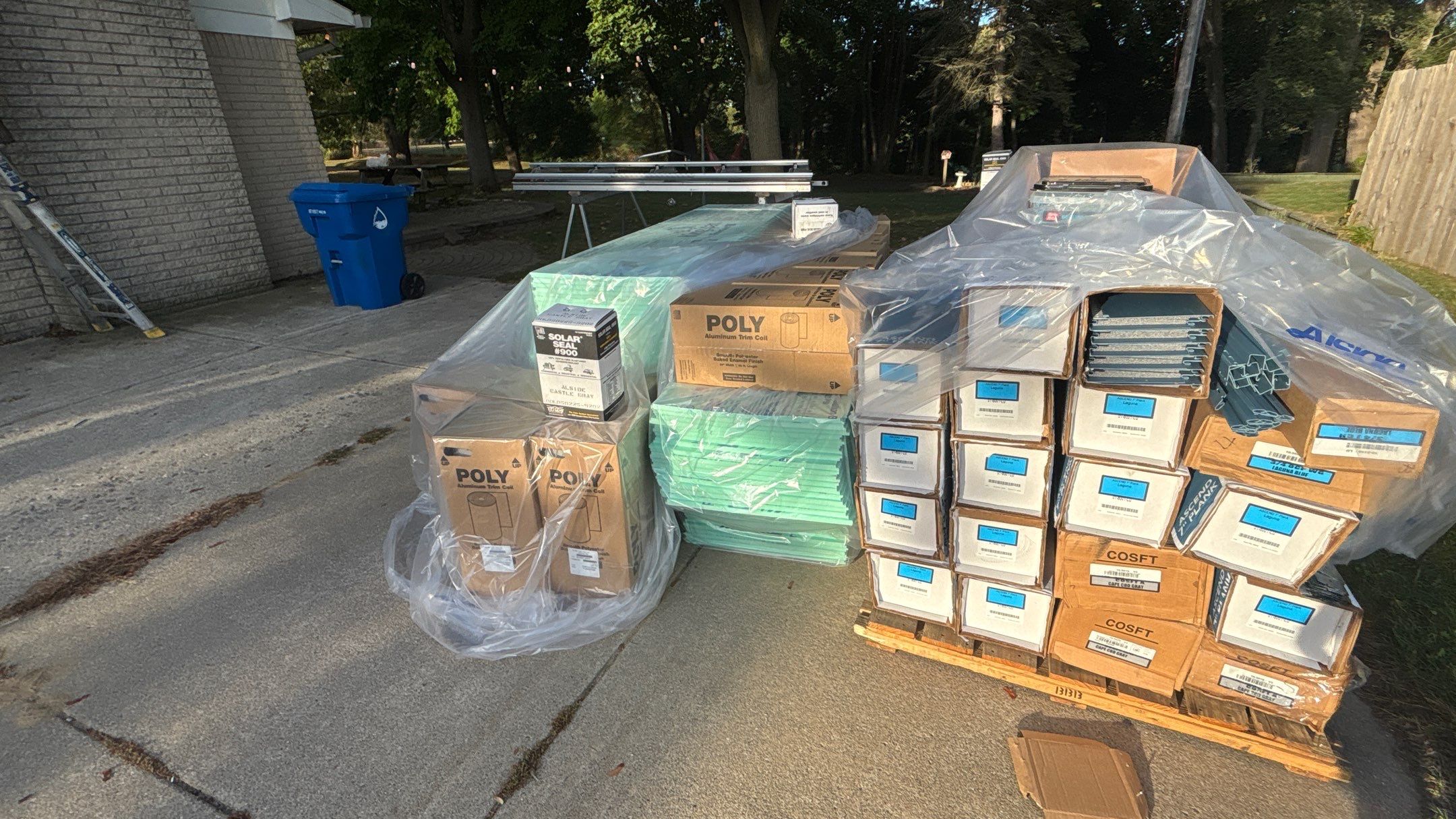 Siding Replacement using Ascend Laguna Blue by 180 Contractors