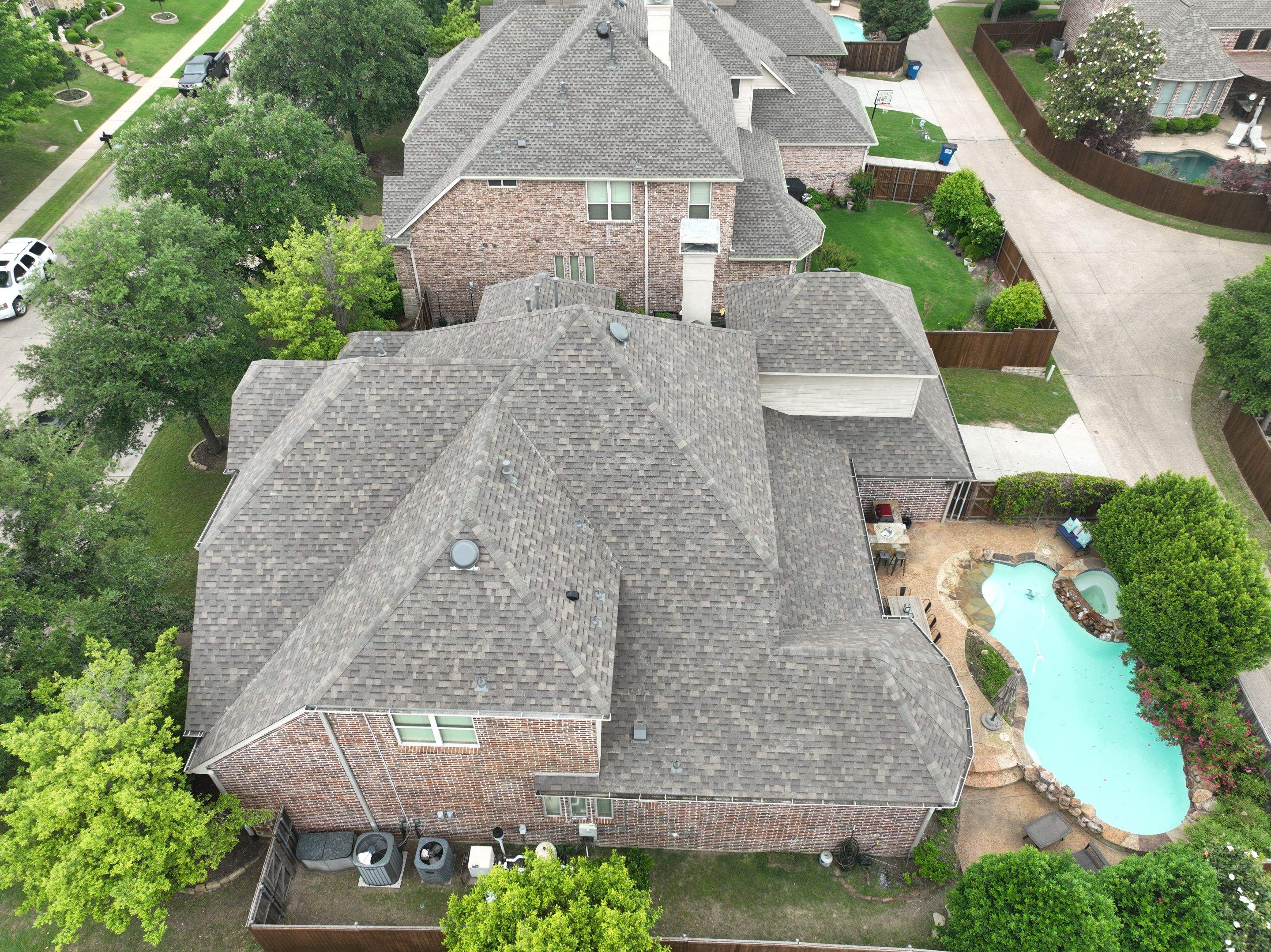 Residential Roofing Installation using Malarkey Highlander Weathered Wood Plus by OneSource Roofing and Restoration