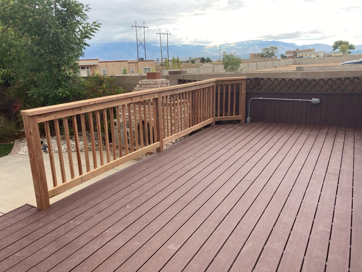 Deck Installation using Trex by Rio Grande Building & Storage
