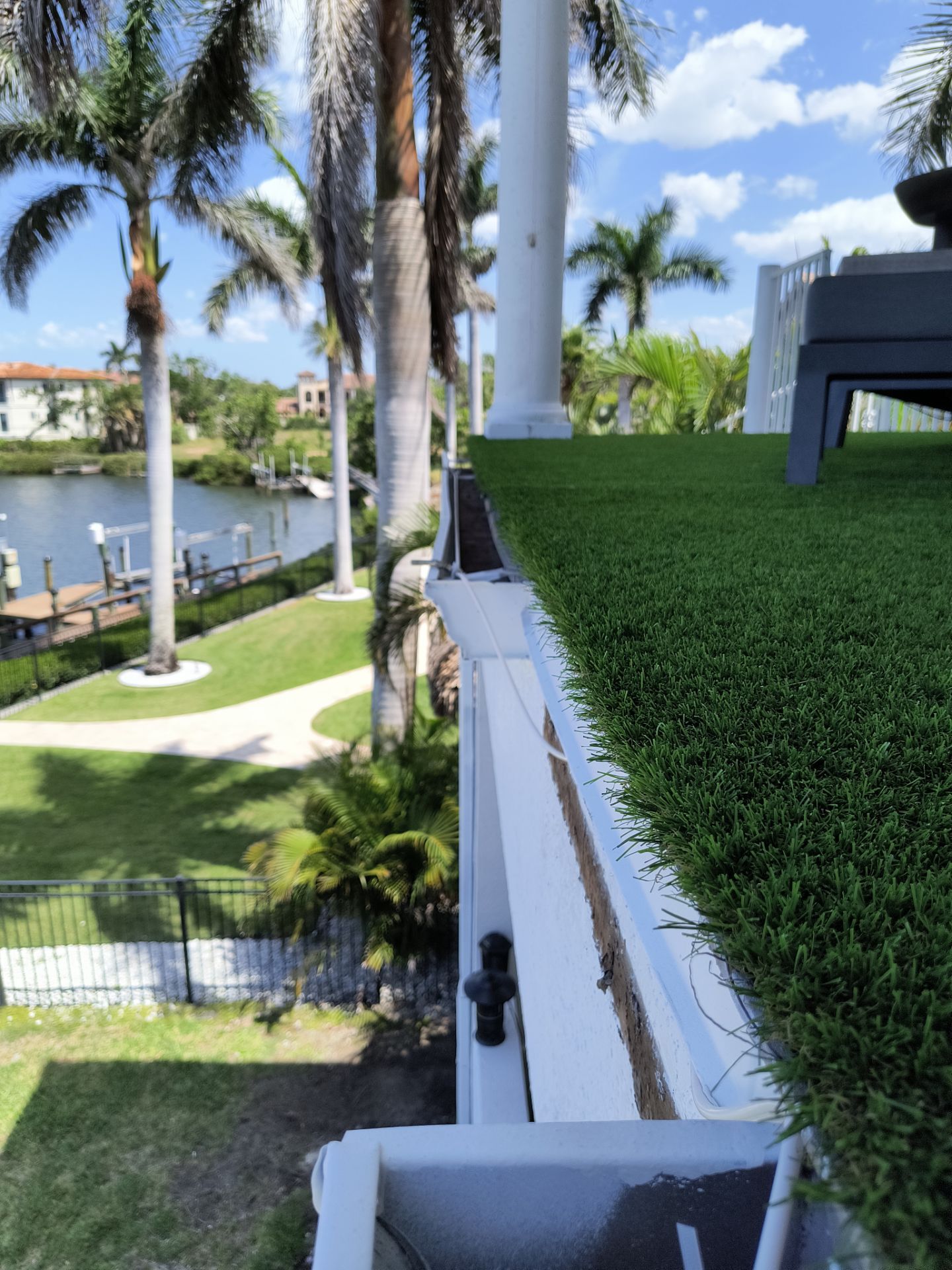 Custom Downspouts with Splash Guards in Sarasota FL by Gutter Professors