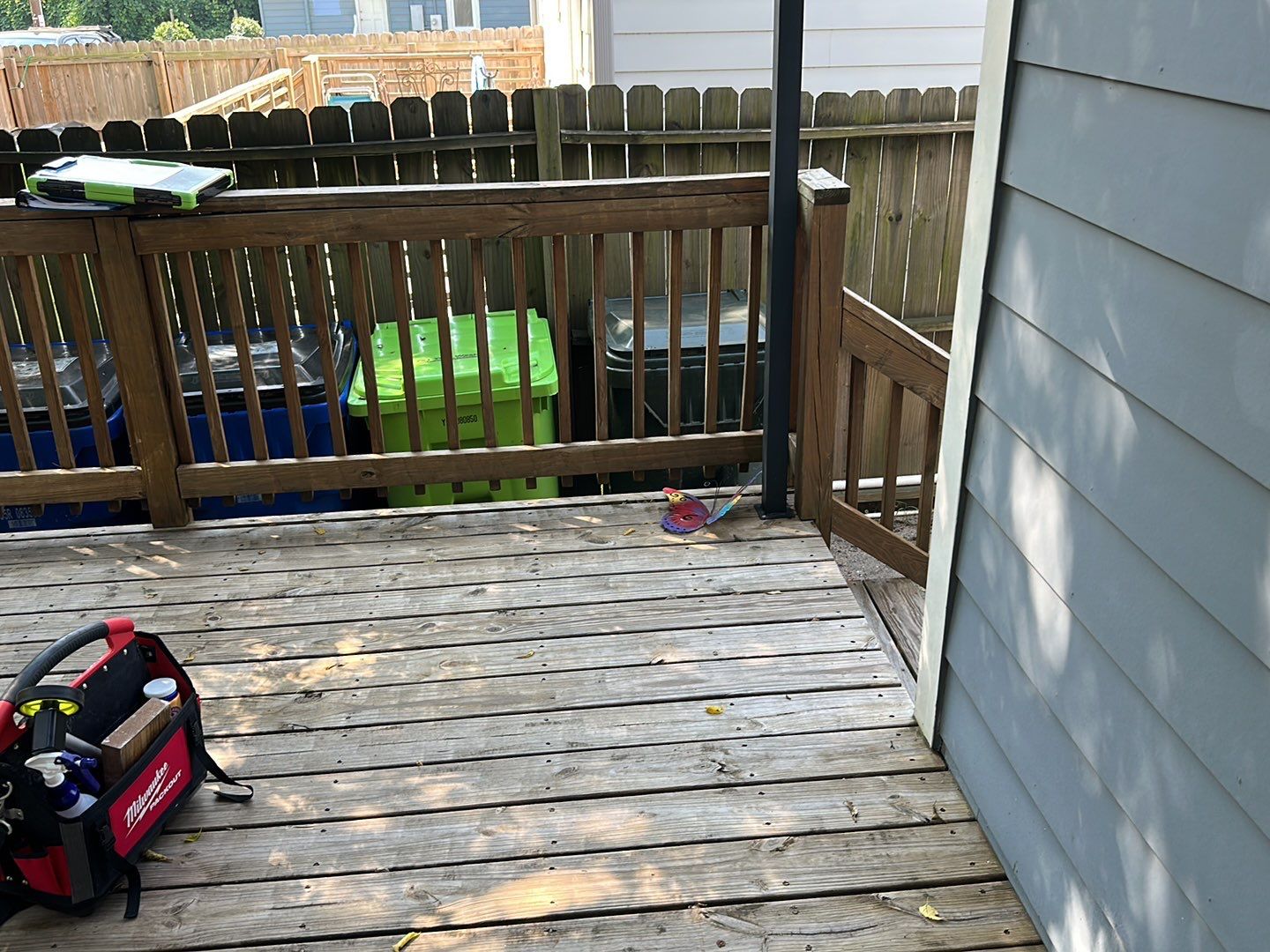 Weathered Deck using Wood Sealant by DuraSeal