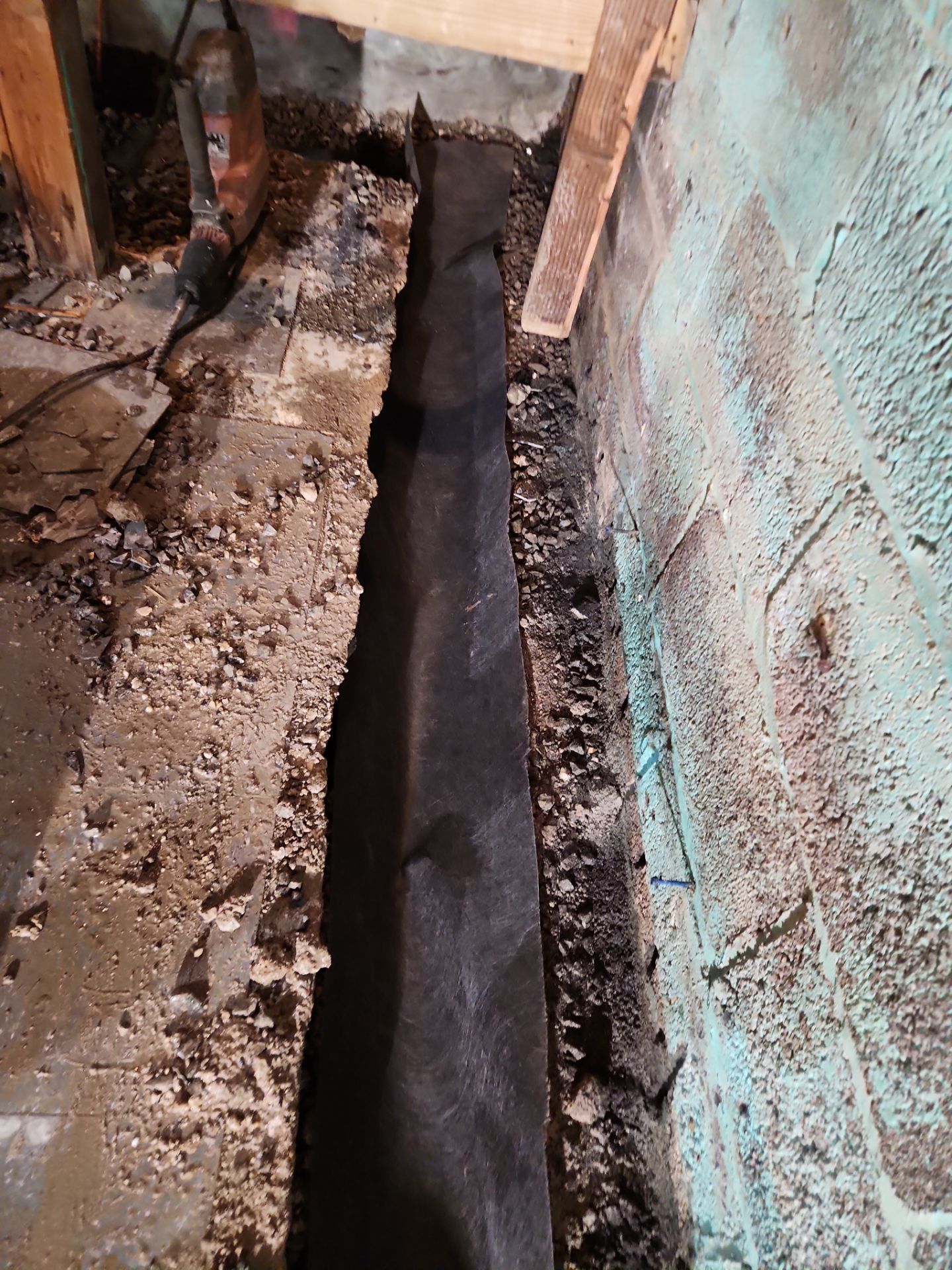 Interior French Drain Newark, NJ by Pure Service Pro, LLC 