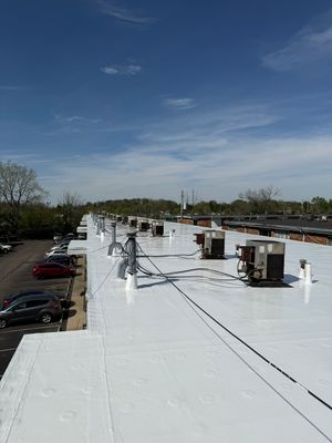 EPDM Roof Restoration in Springfield, OH