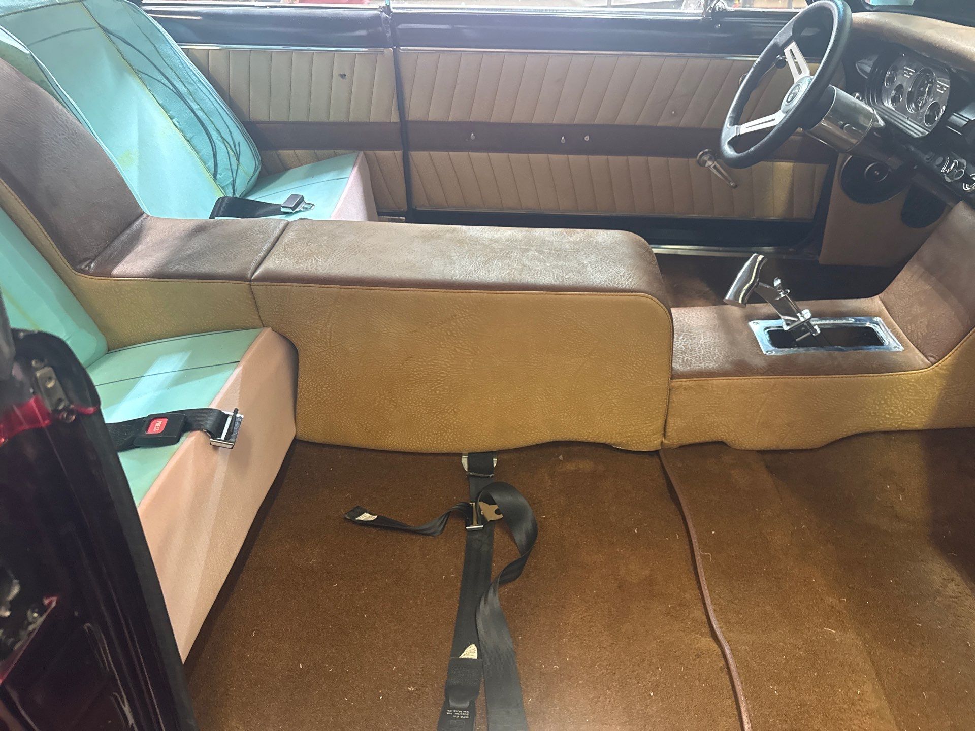 1963 Nova SS Custom Leather Interior  by Rocky Mountain Upholstery Co