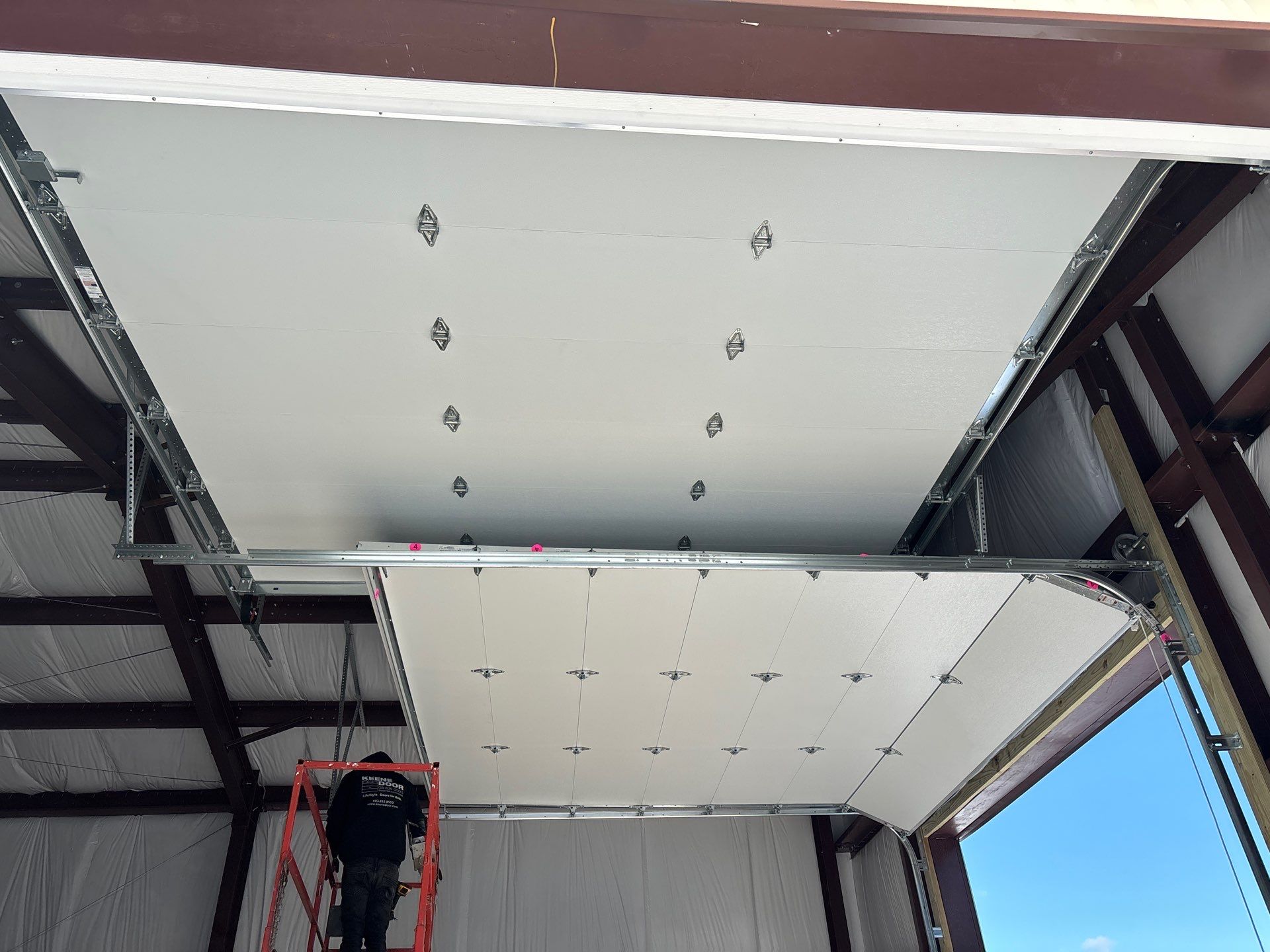 Door Installation using Raynor Encore Garage Door by Keene Door