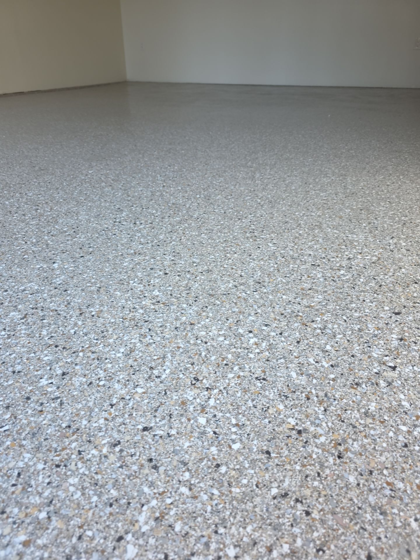 Garage Transformation using Claystone Hybrid by Croc Coatings, LLC
