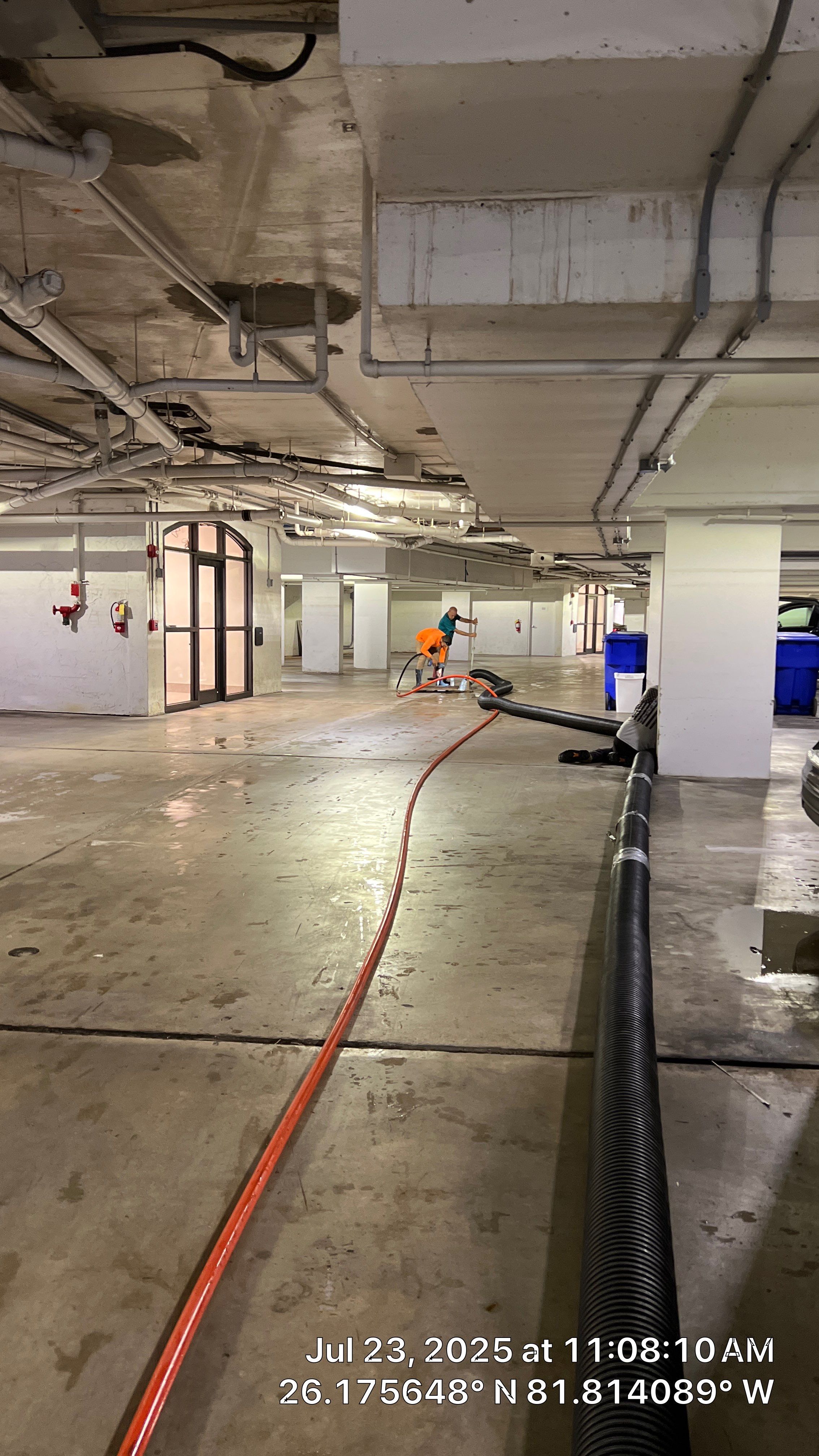 Naples Condo Complex Stormwater System Maintenance and Hurricane Cleanup by APS Power & Water
