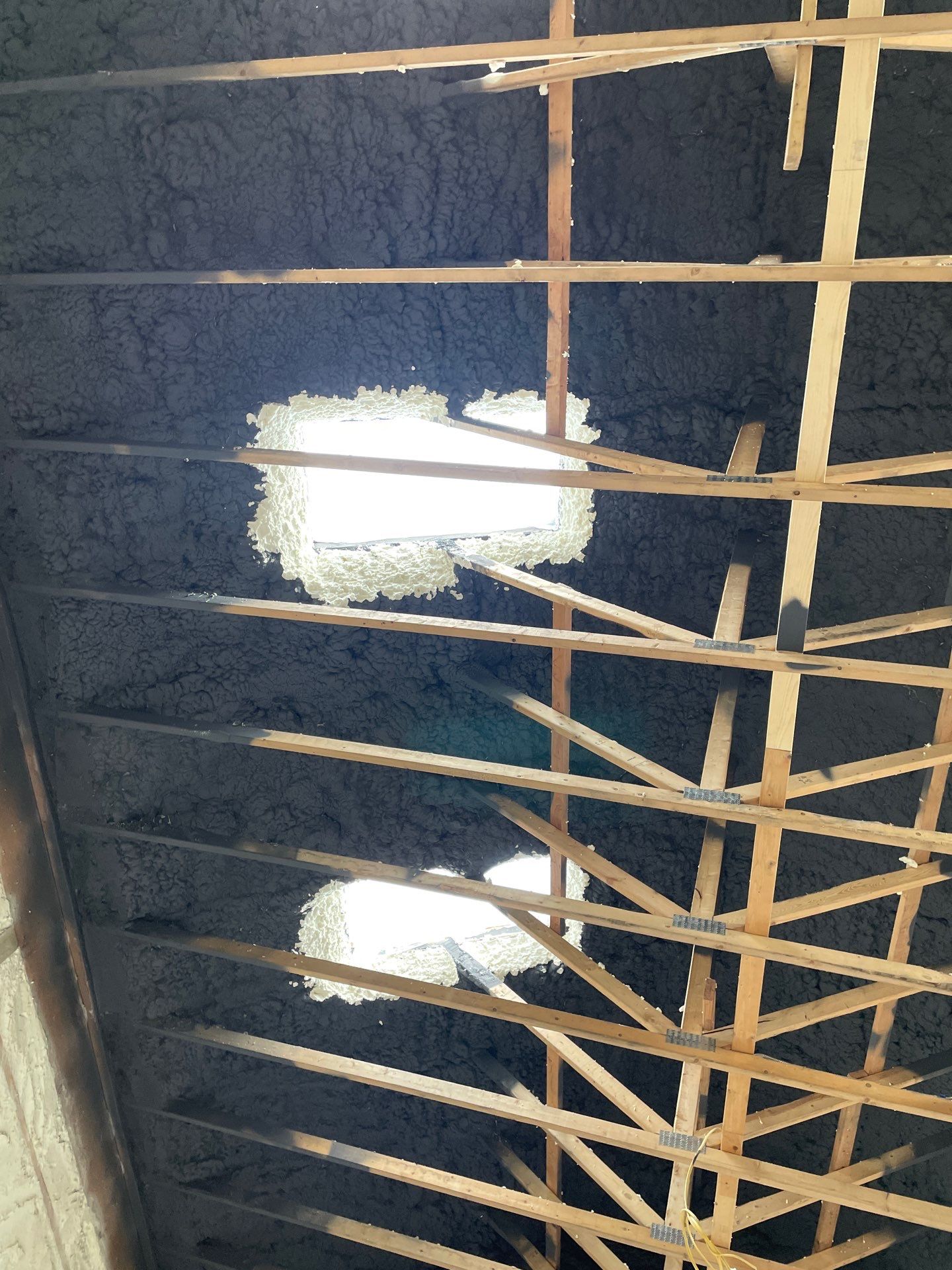 Open Cell Spray Foam to a Pole Barn by NYS Foam & Energy