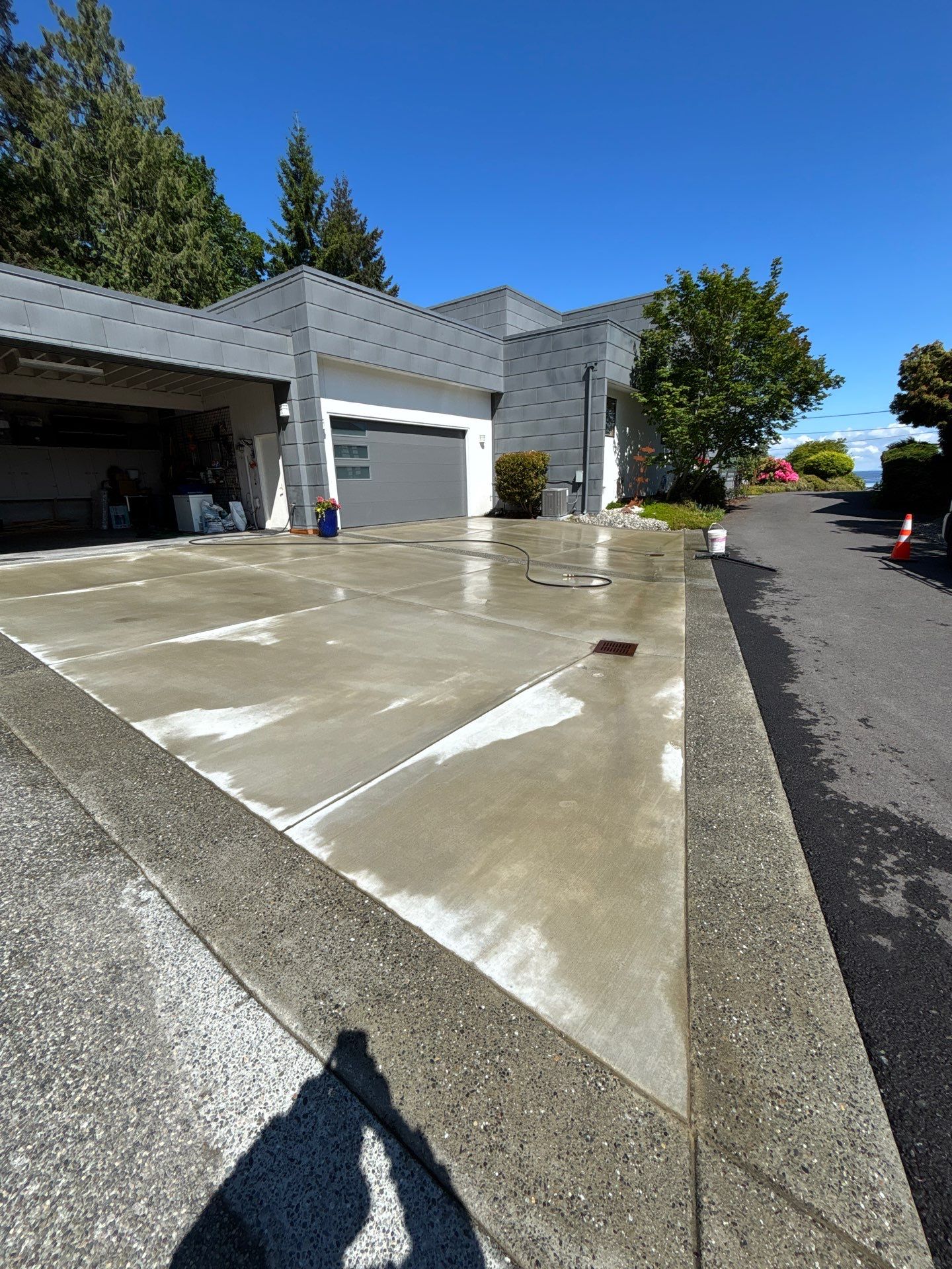 Sealcoated Concrete & Asphalt Driveway | Everett  by Jireh Asphalt & Concrete Inc 