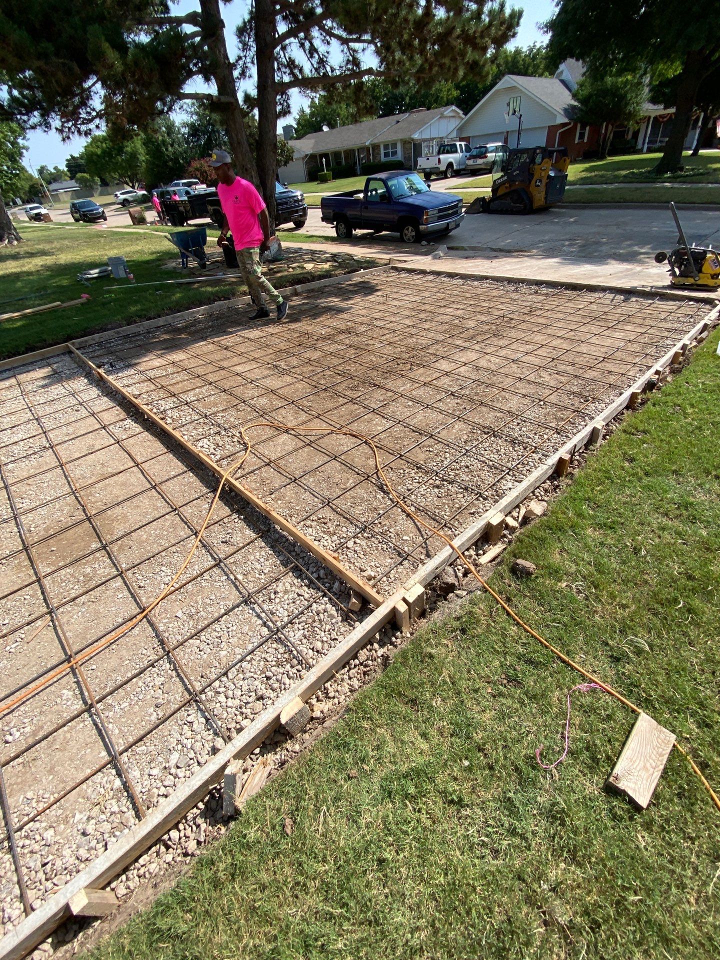 Concrete Driveway using Concrete  by Clays Services Inc
