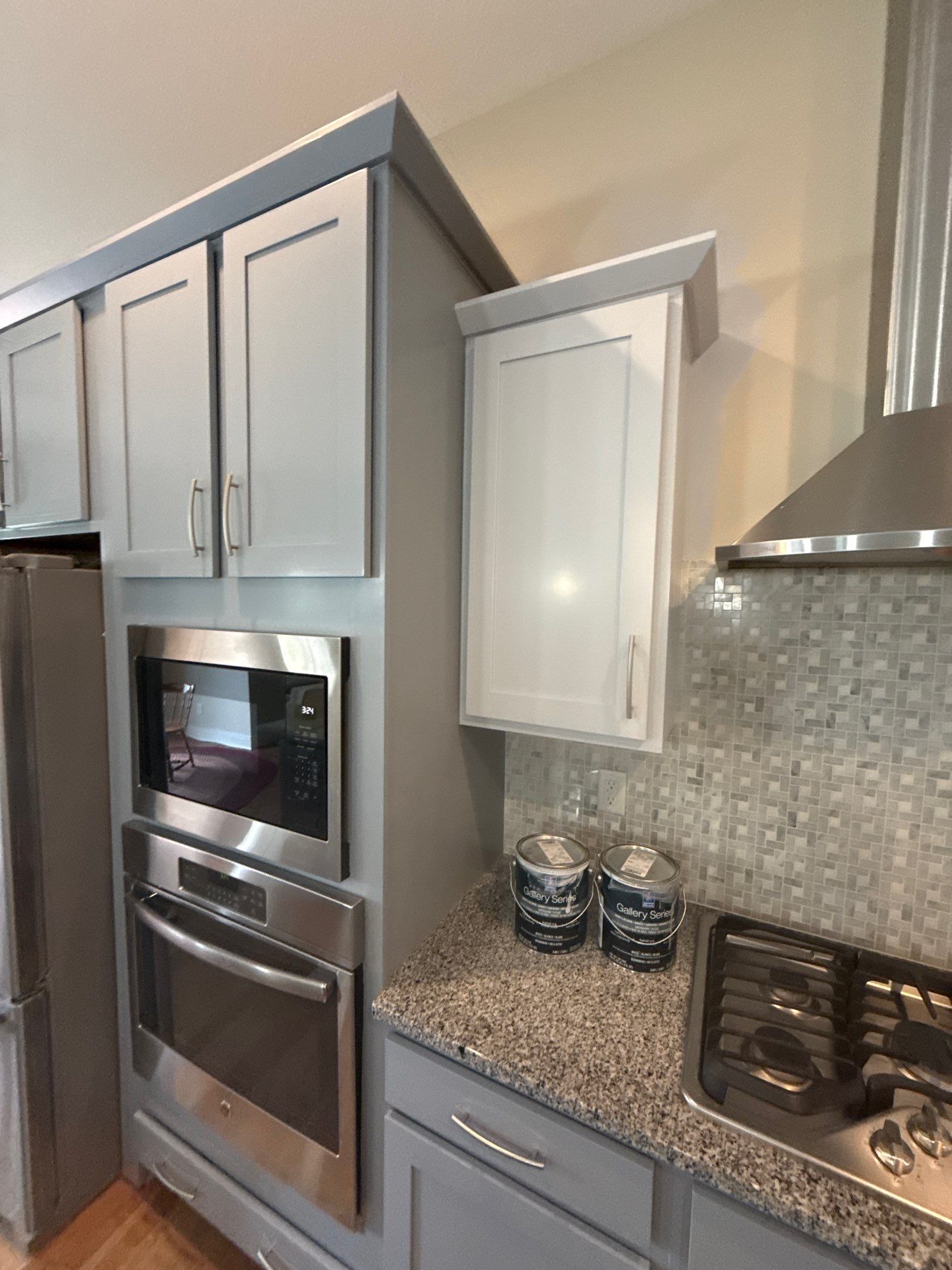Residential Interior Repaint Color Change on Walls and Cabinets by Midwest Paint LLC