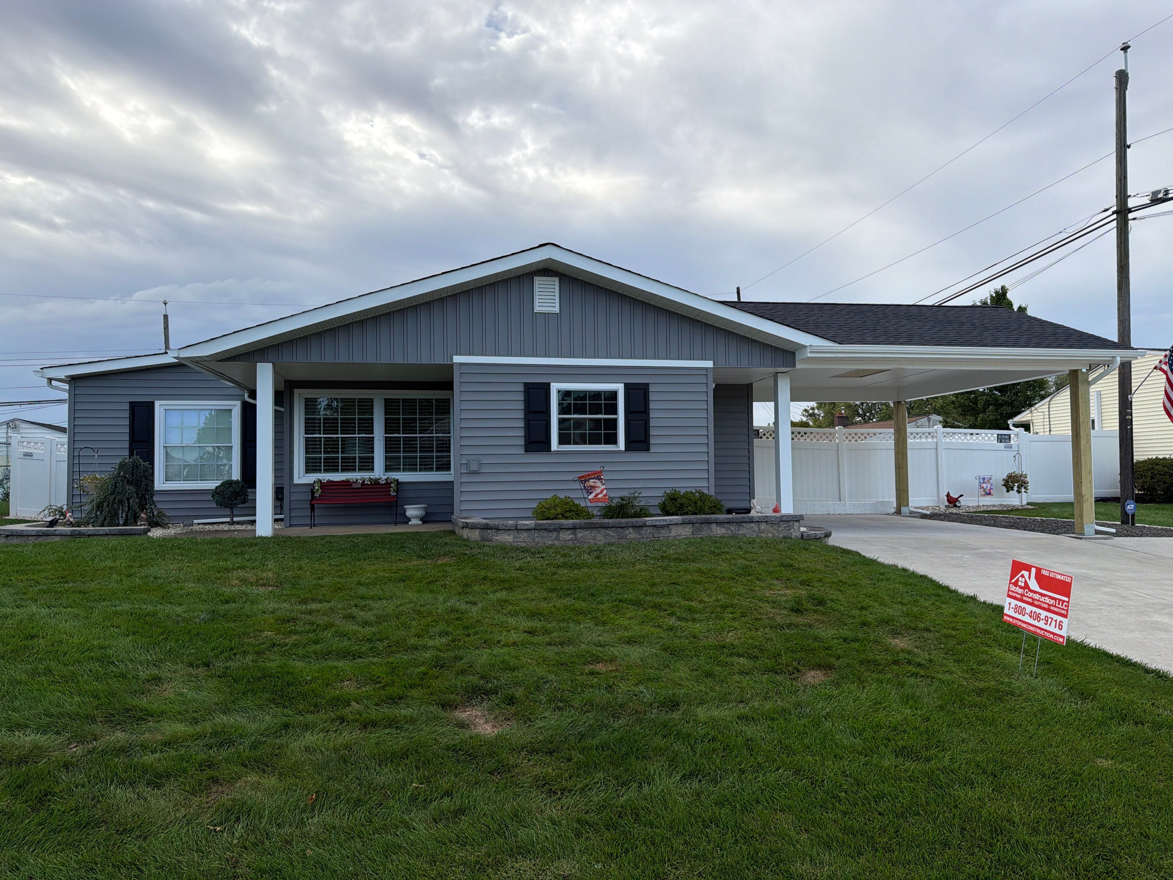 Full Exterior Renovation with New Siding and Roofing in Levittown by Stofan Construction LLC