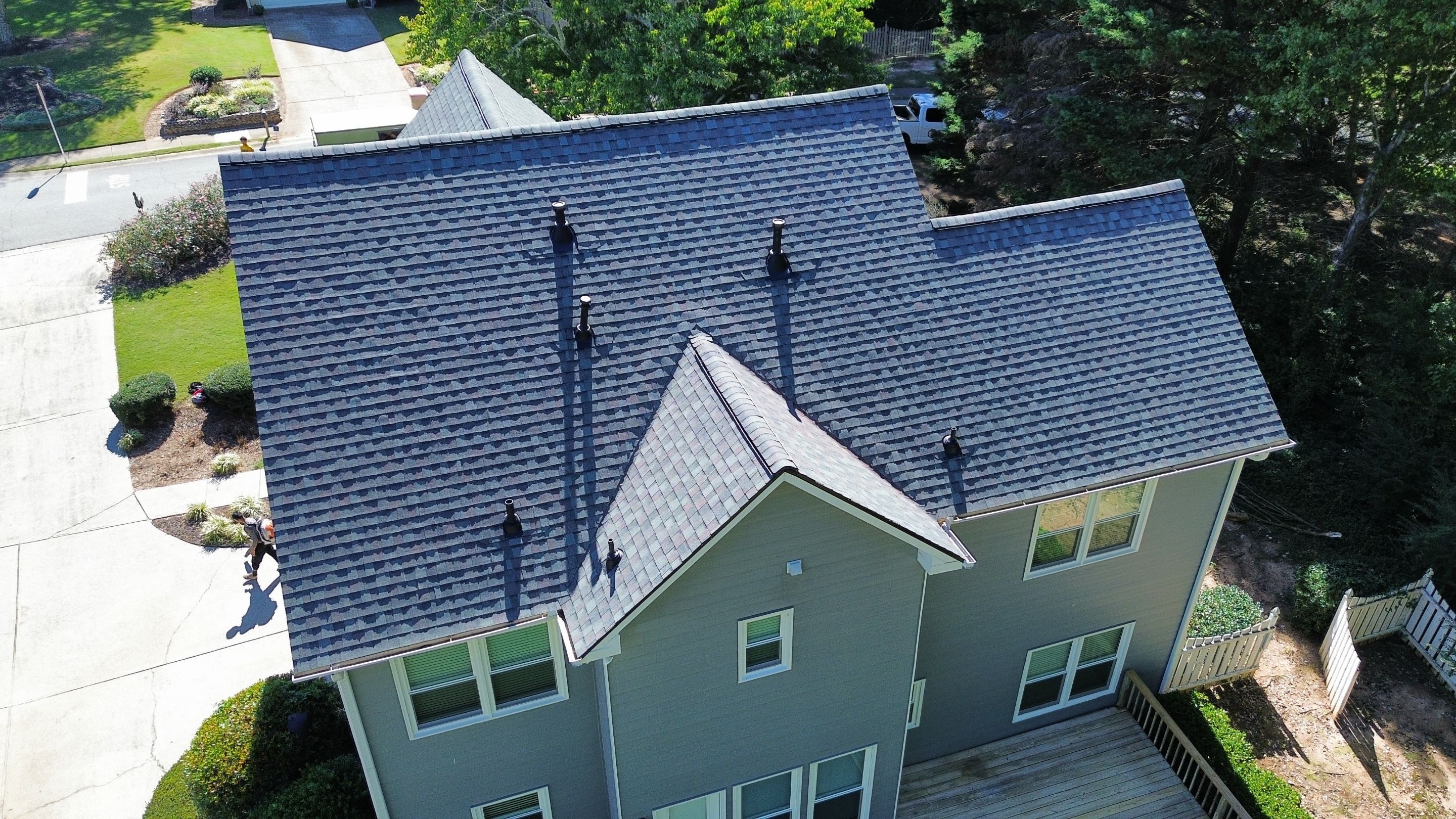Cumming, GA Roof Replacement CertanTeed Landmark Pro Max Def Colonial Slate by Reset Roofing