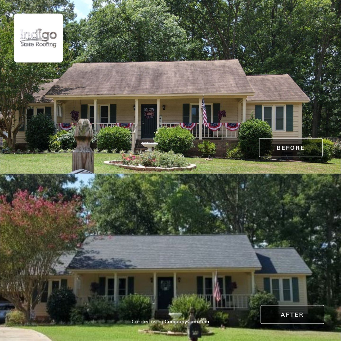 Residential Roofing Installation using Owens Corning® Oakridge Onyx Black by Indigo State Roofing