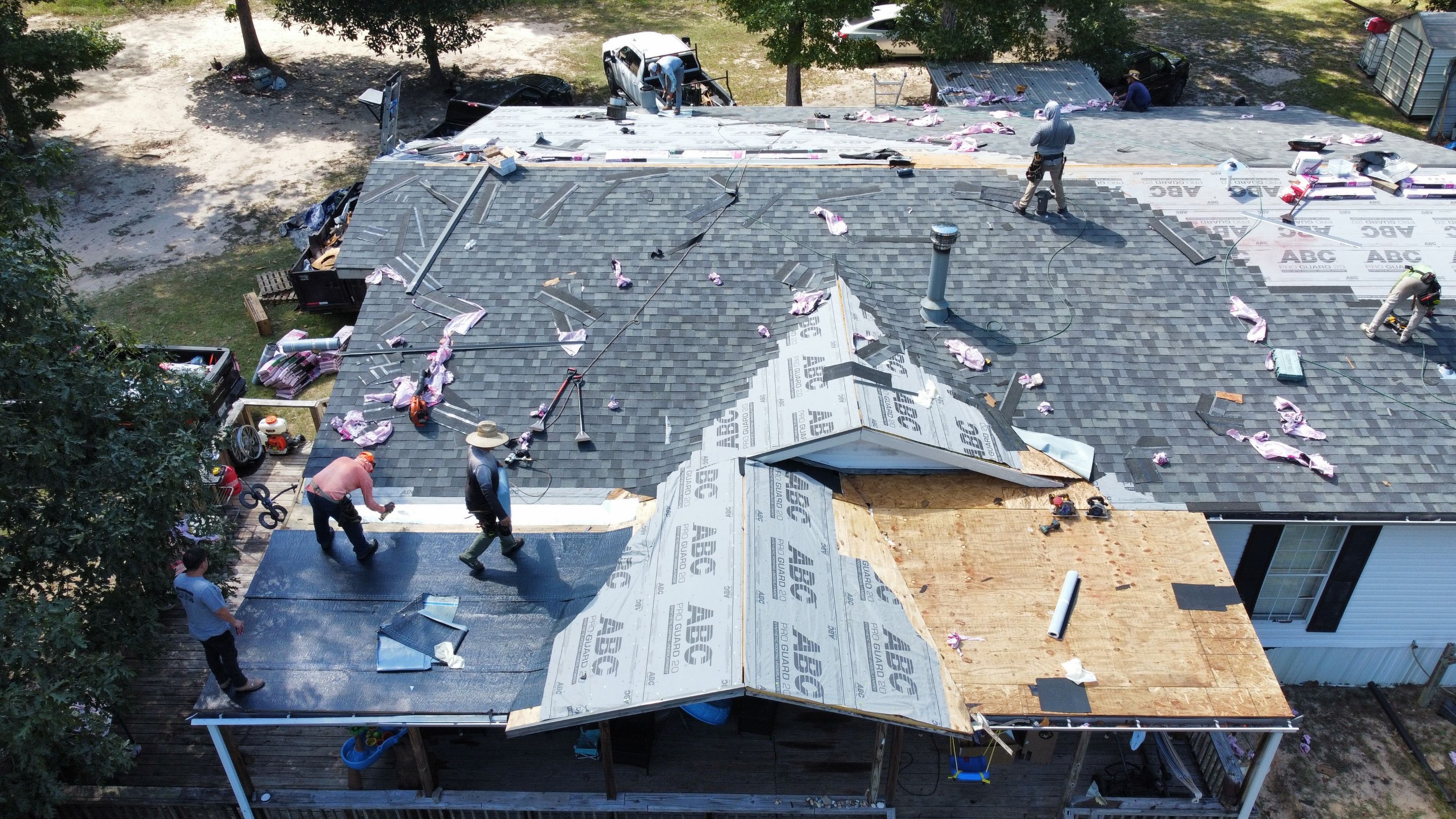 Project in Conroe by Roof Guard And Construction