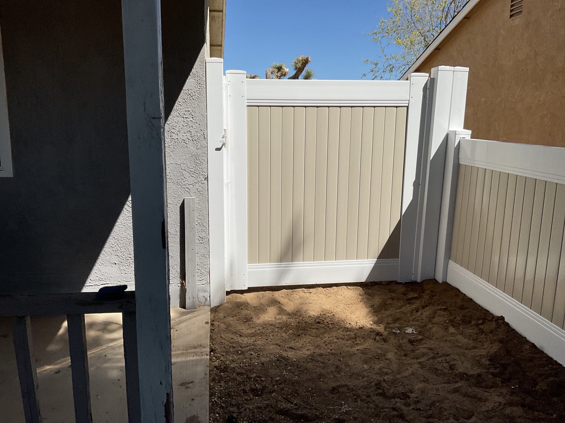 Fence Installation using Vinyl by Fence Guys Inc.