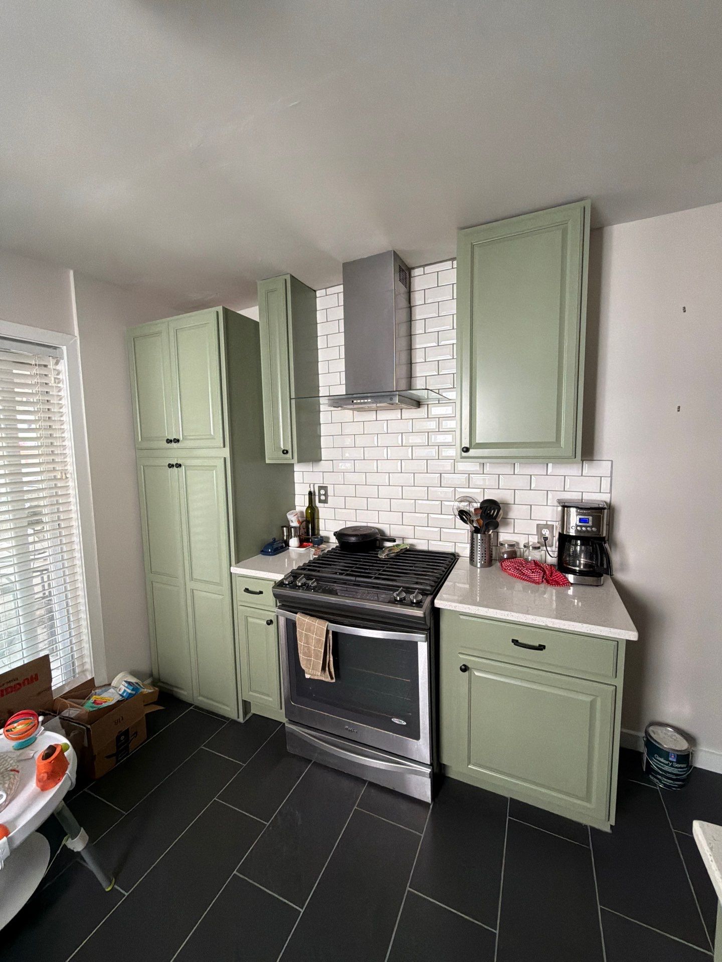 Bold Cabinet Upgrade with a Clean, Modern Finish in Fishtown ✨ by Groovy Hues