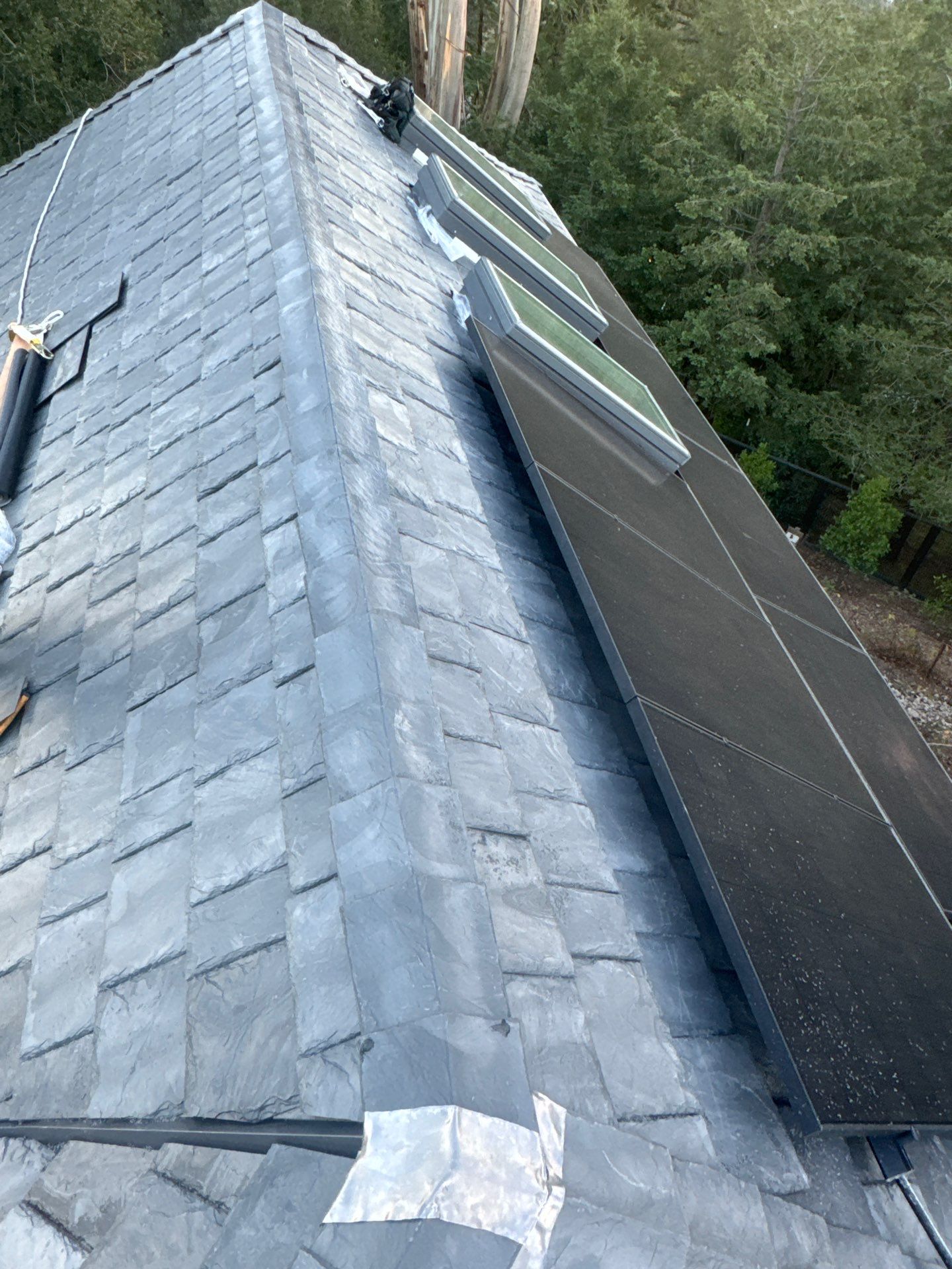 Residential Roofing Installation using Slate by Acker Roofing