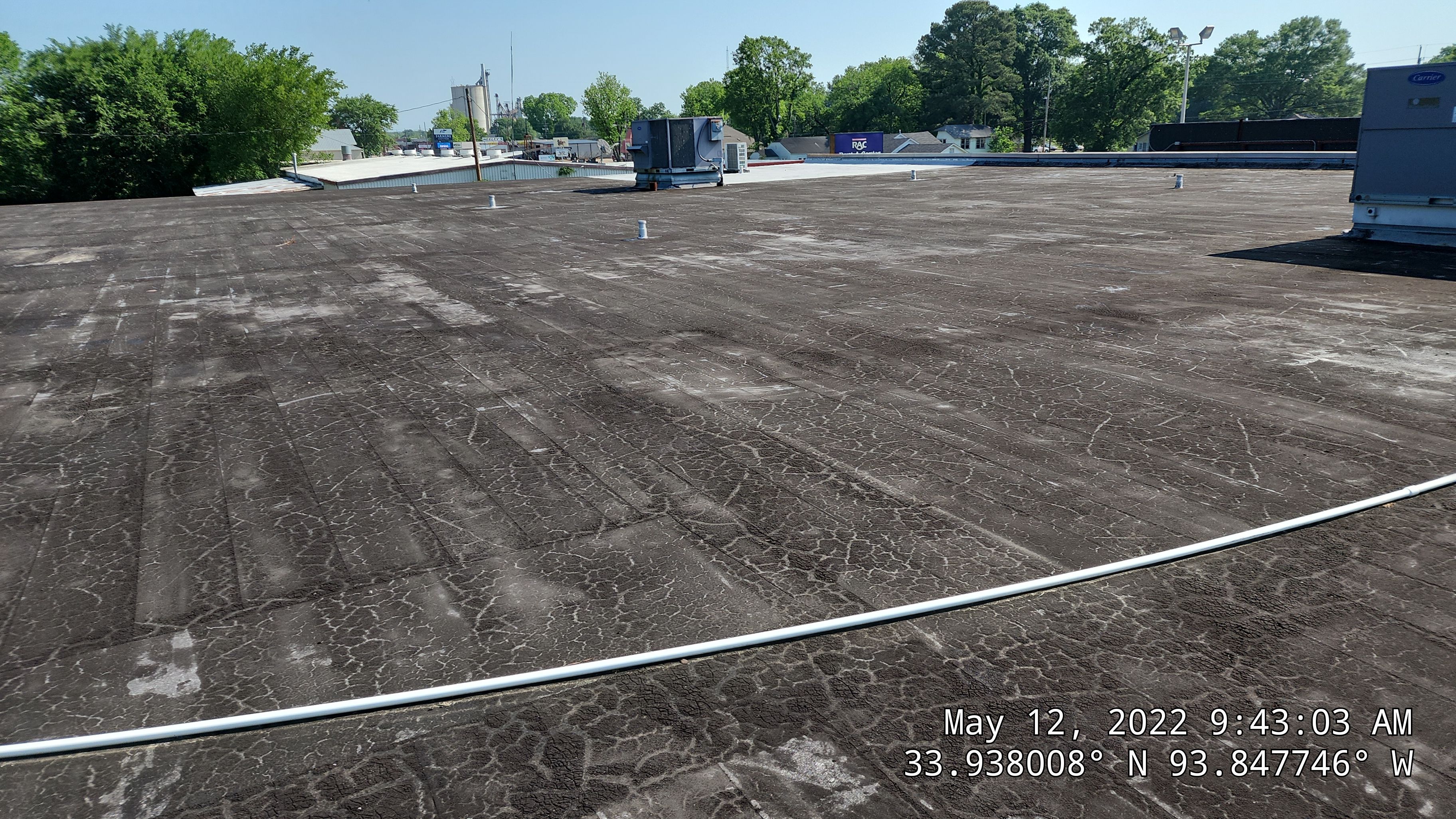 Commercial Roofing Installation using 50 mil PVC by Hostetler Roofing