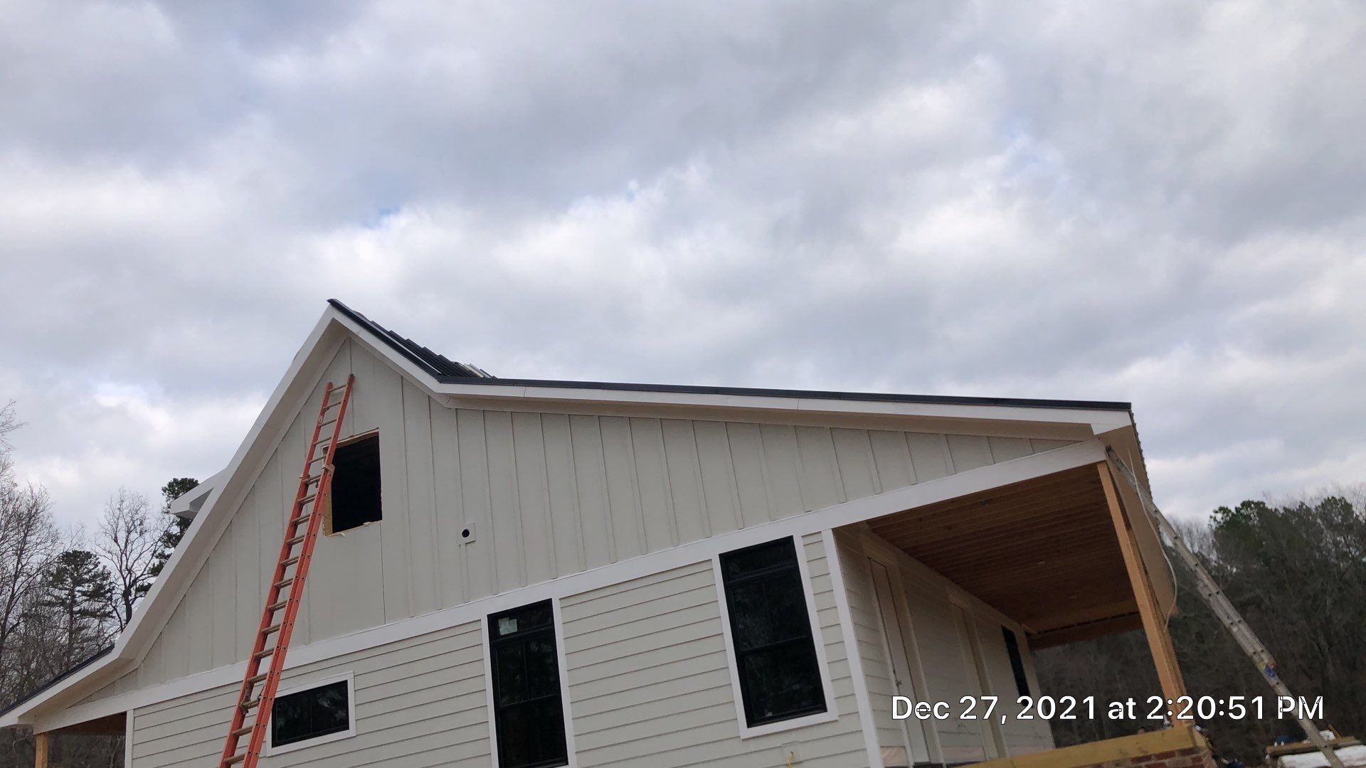 Custom Home Metal Roof Installation by Just In Time Roofing and Restoration