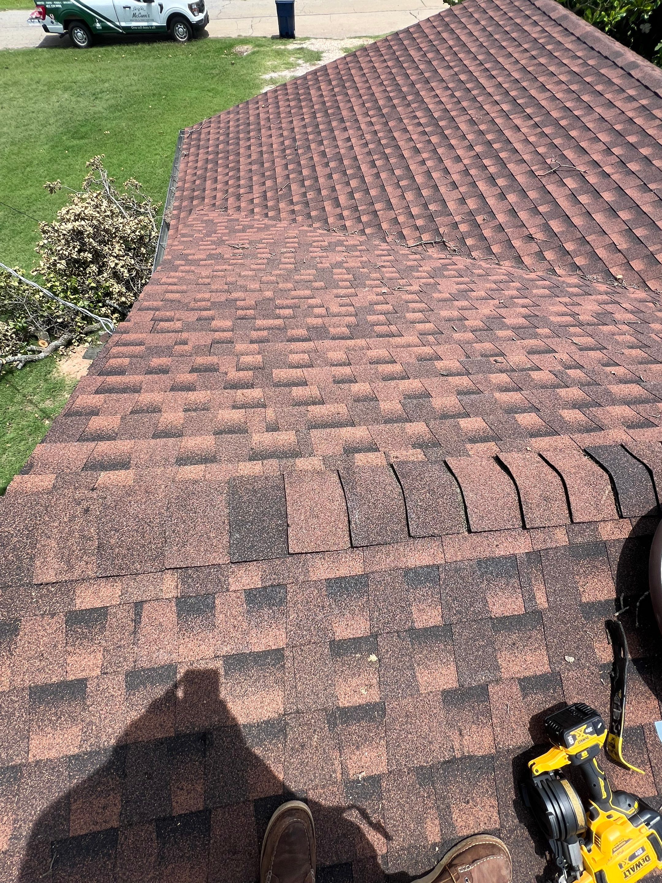 roof repair in Guthrie by McCann's Roofing and Construction