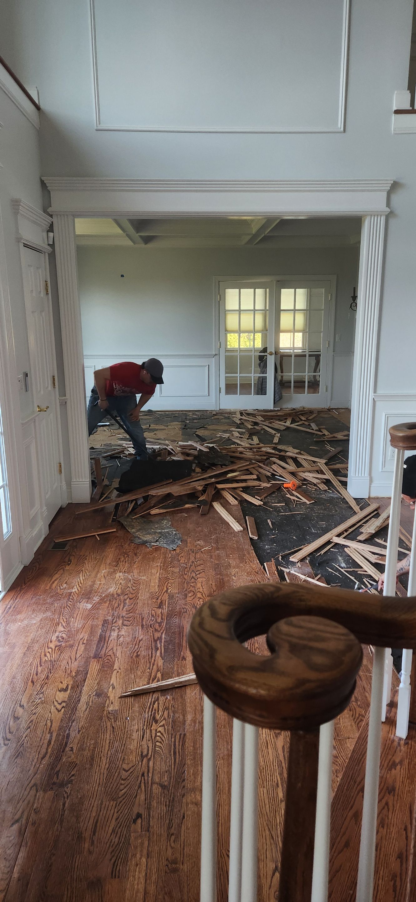 Large Format Tile Installation by Footprints Floors Morristown