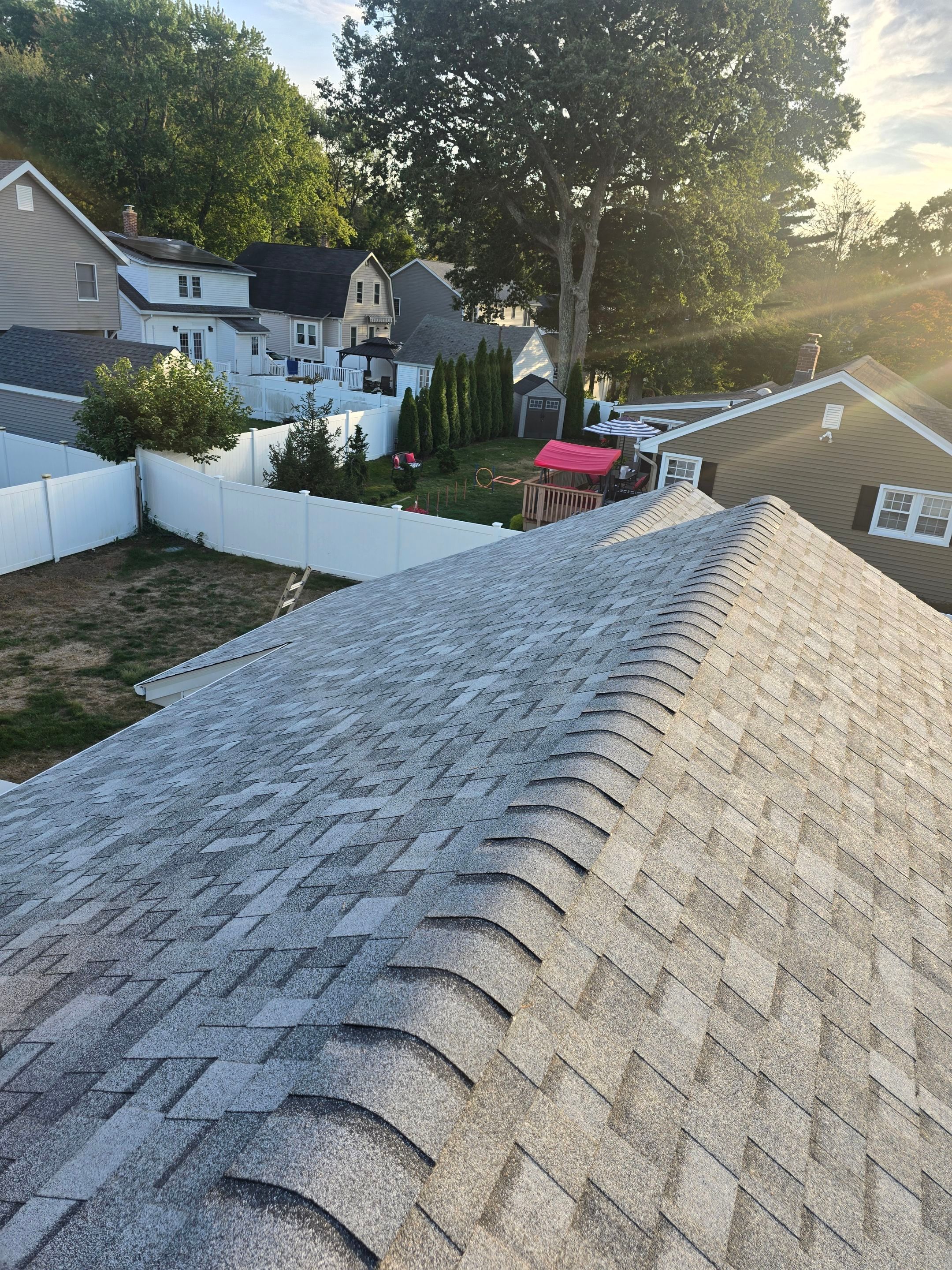 Residential Roofing Installation using Owens Corning TruDefinition Duration Sierra Gray by A Plus Exterior