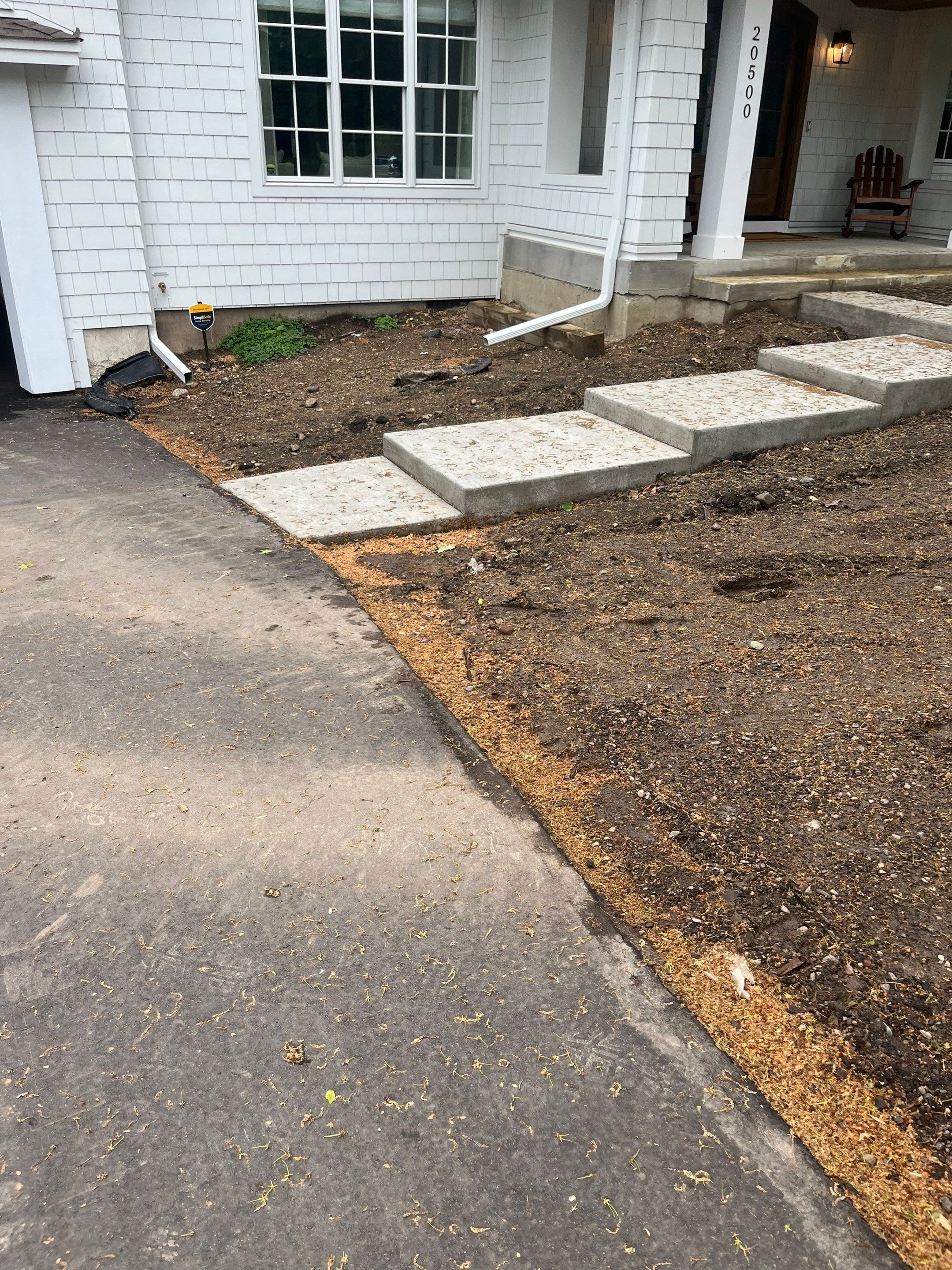 New build Landscape Renovation by Sota landscaping