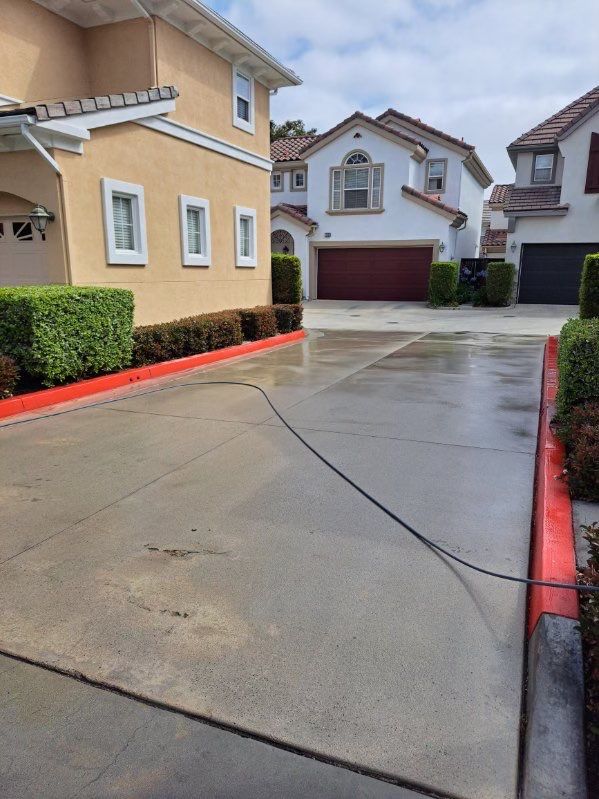 Irvine Pressure Washing - HOA Driveways by Property Cleaning Experts