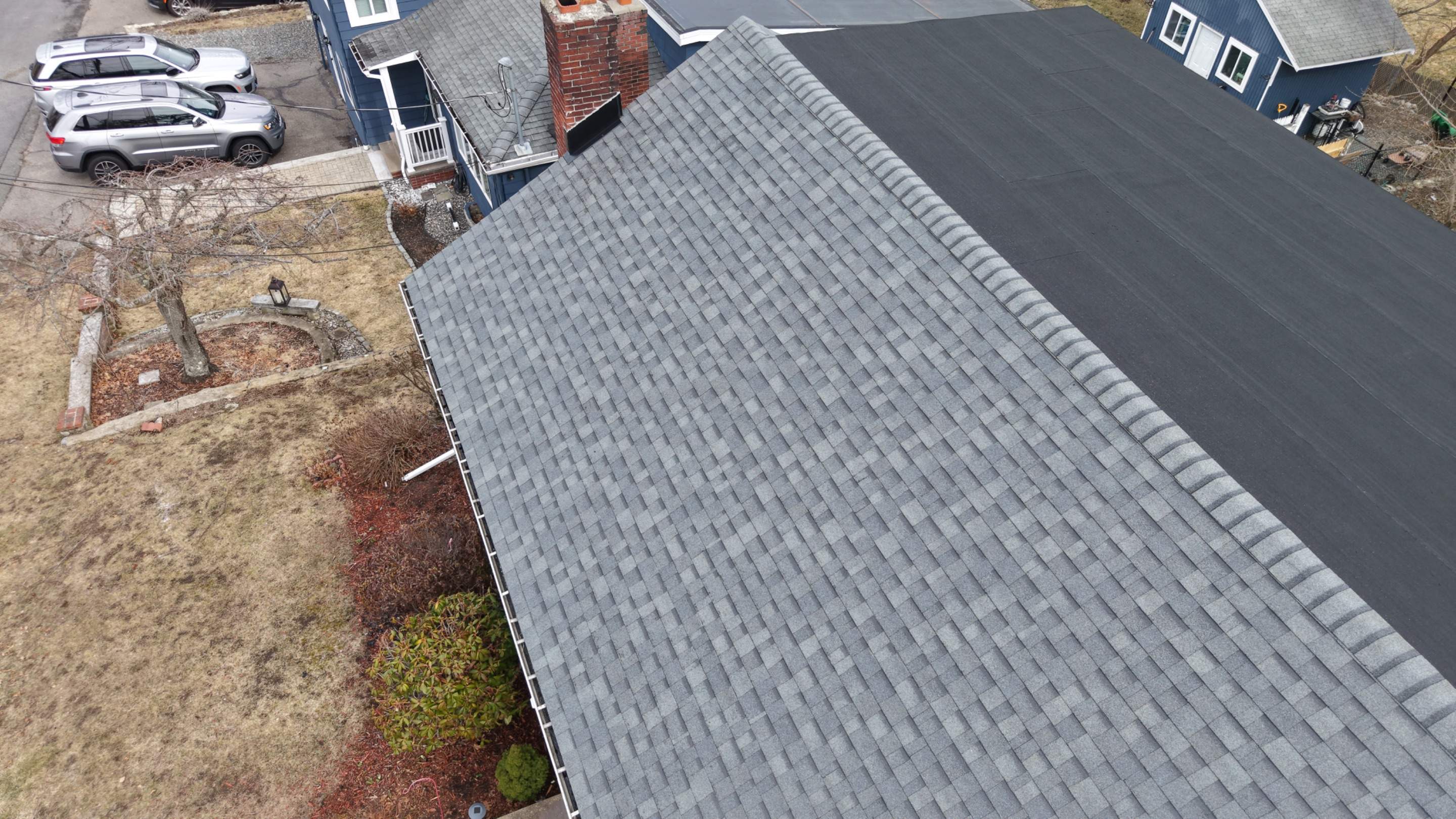 Major Roof Overhaul in Lynn, MA – Full Replacement, Skylight Removal, Gutters & Custom Flashing by JOHNNYS PRO